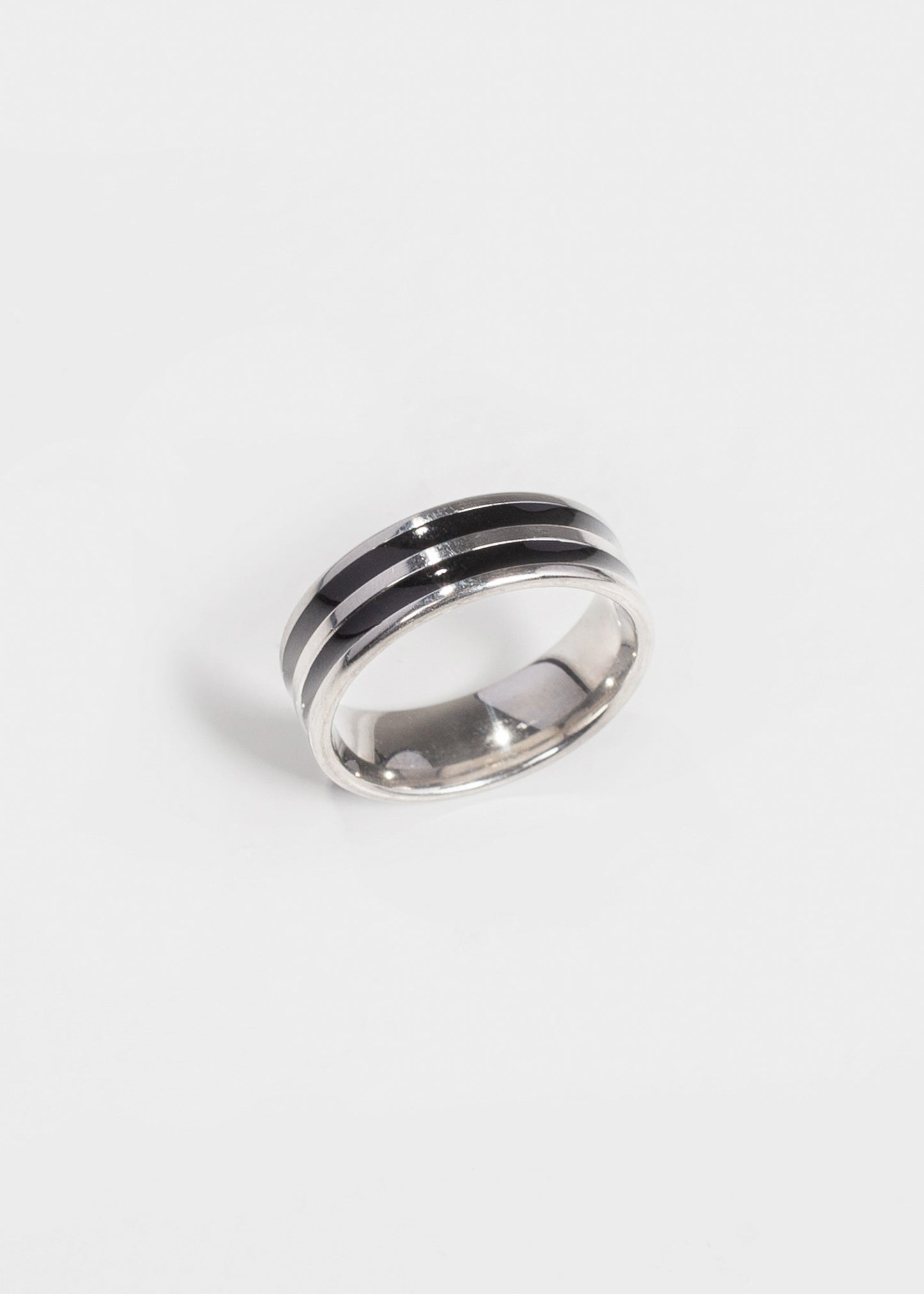 Anillo 2 líneas acero quirúrgico