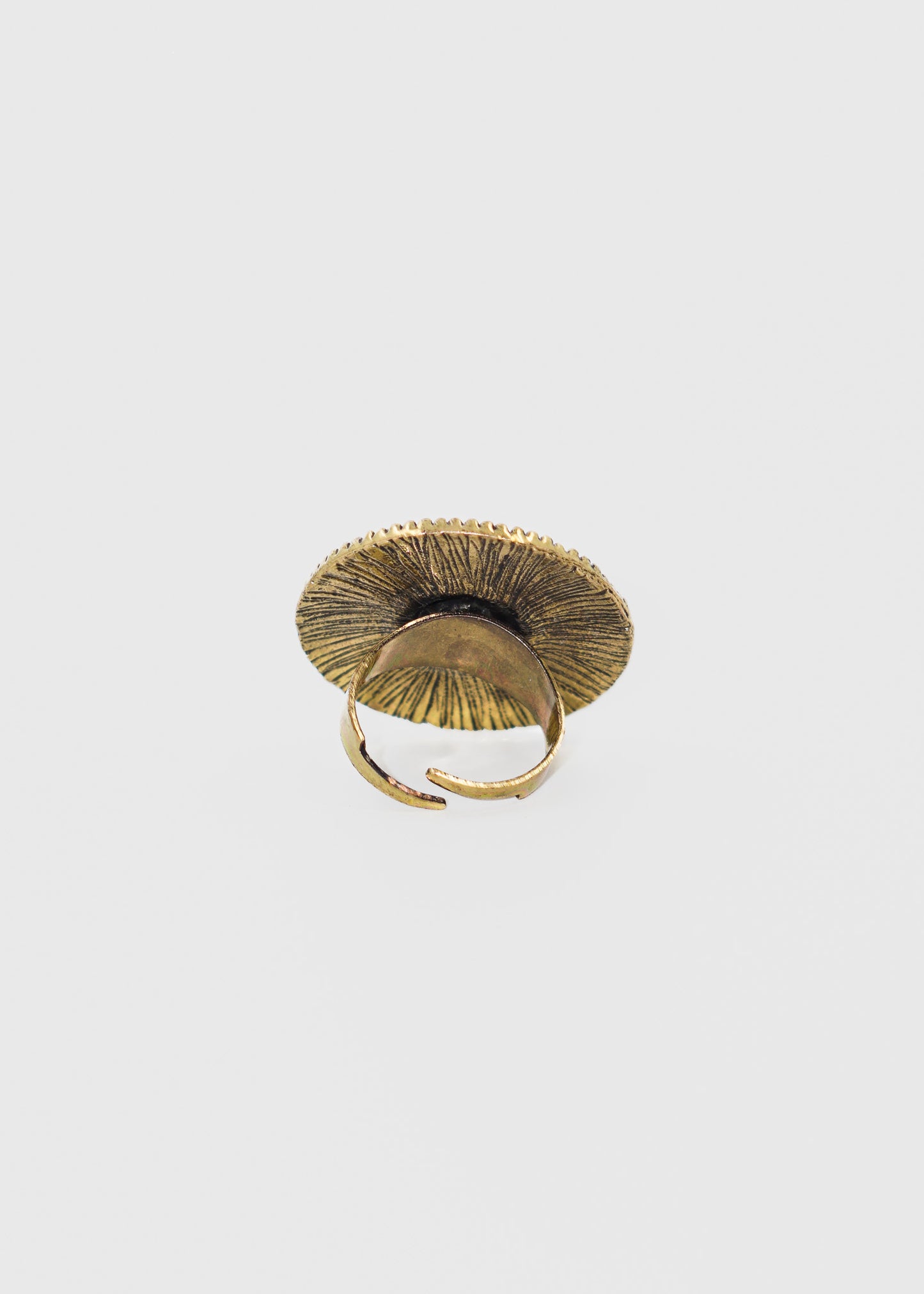 Anillo redondo country vintage ajustable