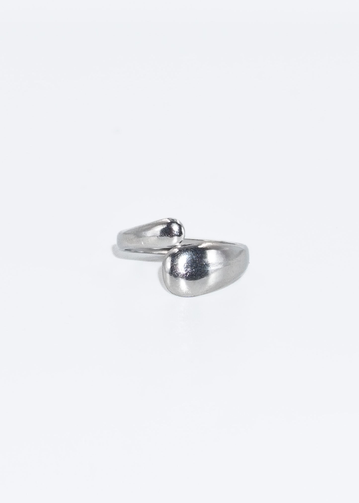 Anillo entrelazado ajustable acero quirúrgico