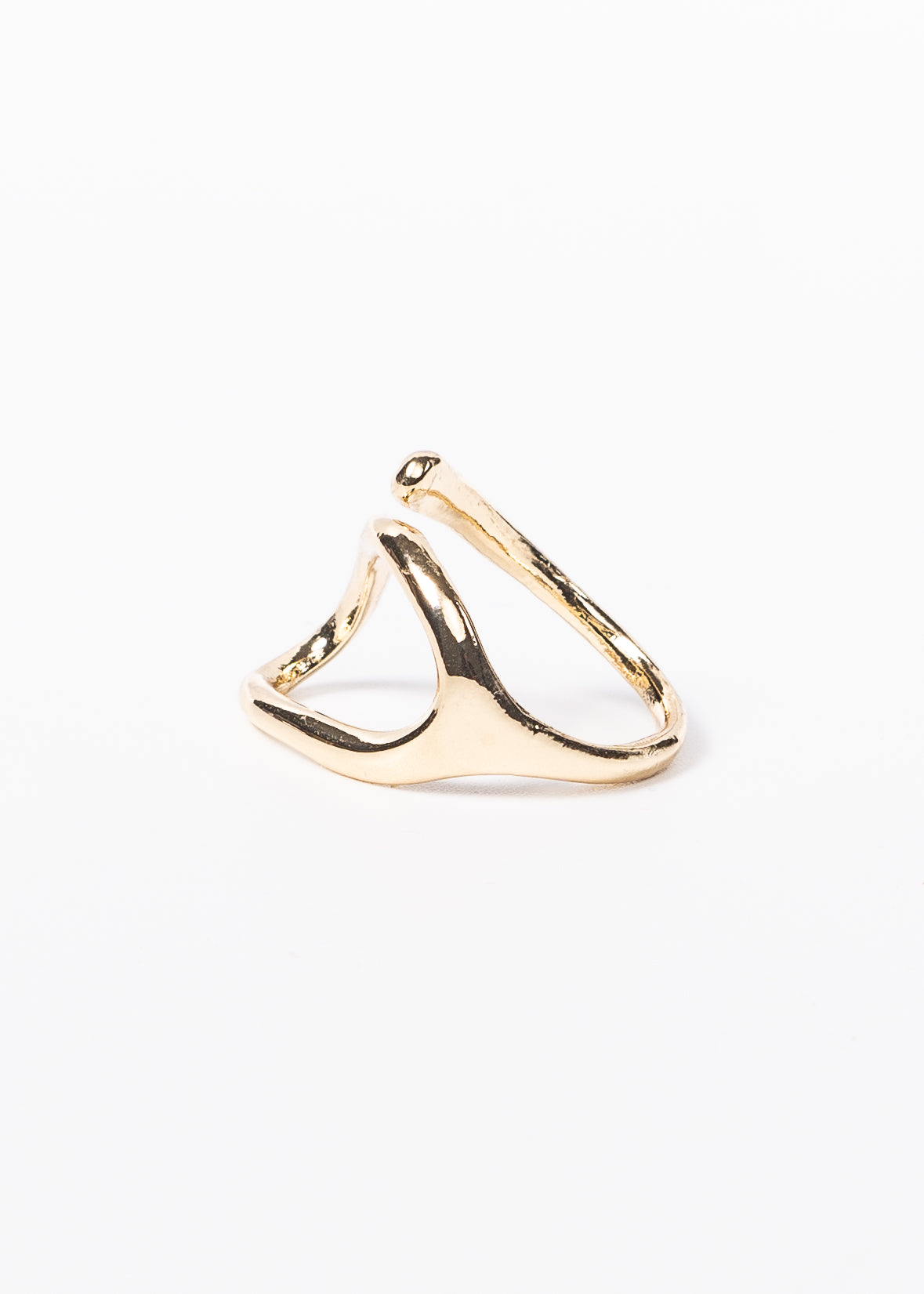 Anillo calado ovalado acero quirúrgico - ajustable