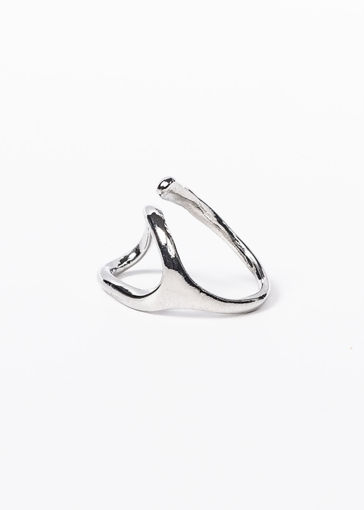 Anillo calado ovalado acero quirúrgico - ajustable