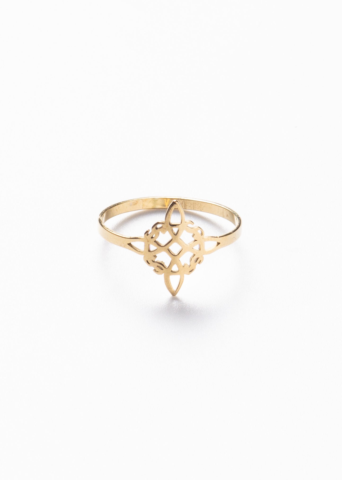 Anillo nudo de brujas acero quirúrgico
