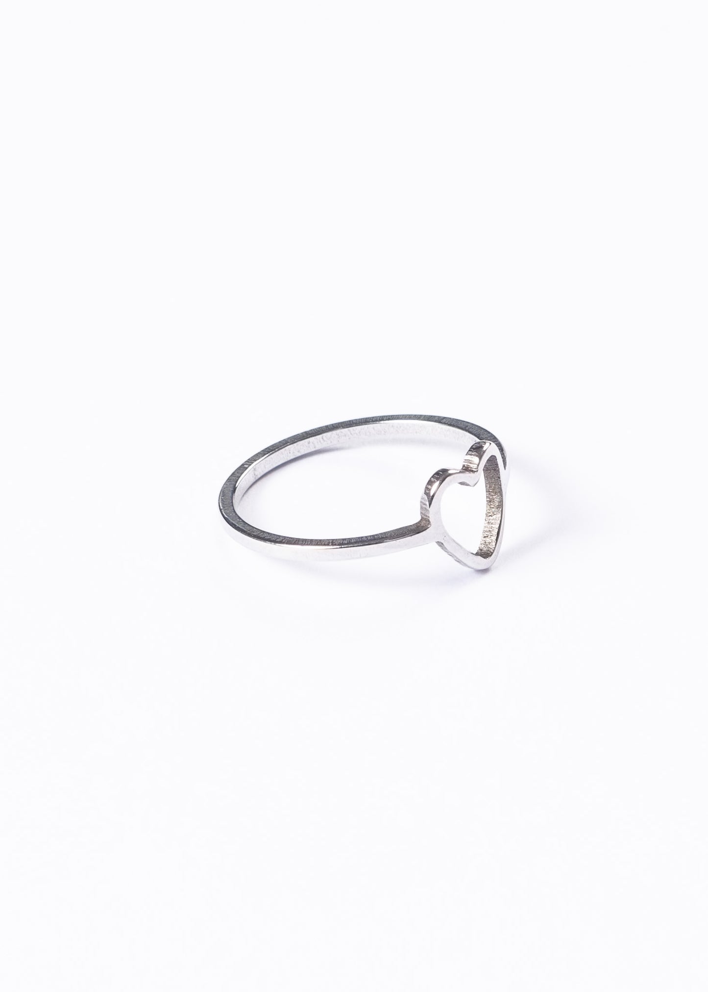 Anillo infantil corazón acero quirúrgico