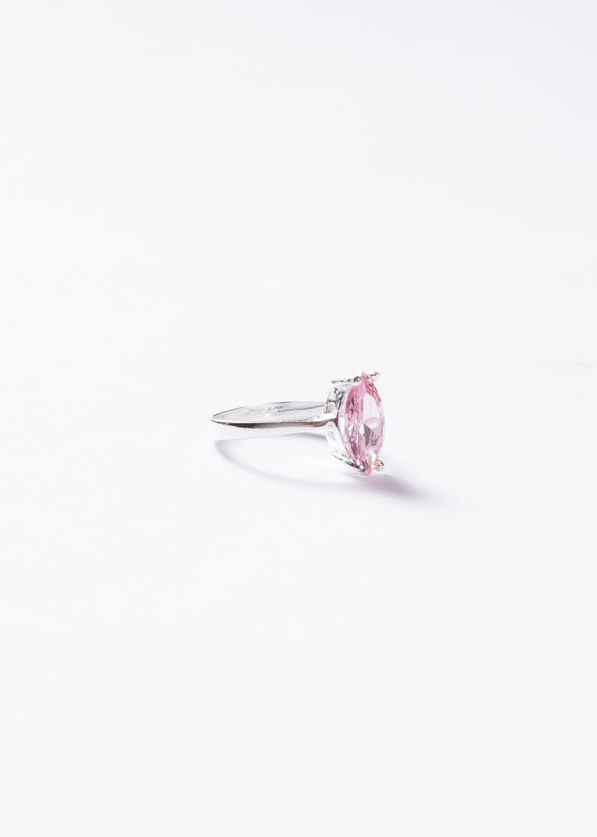 Anillo Gran Marquesa Medium zirconia rosa Plata 925