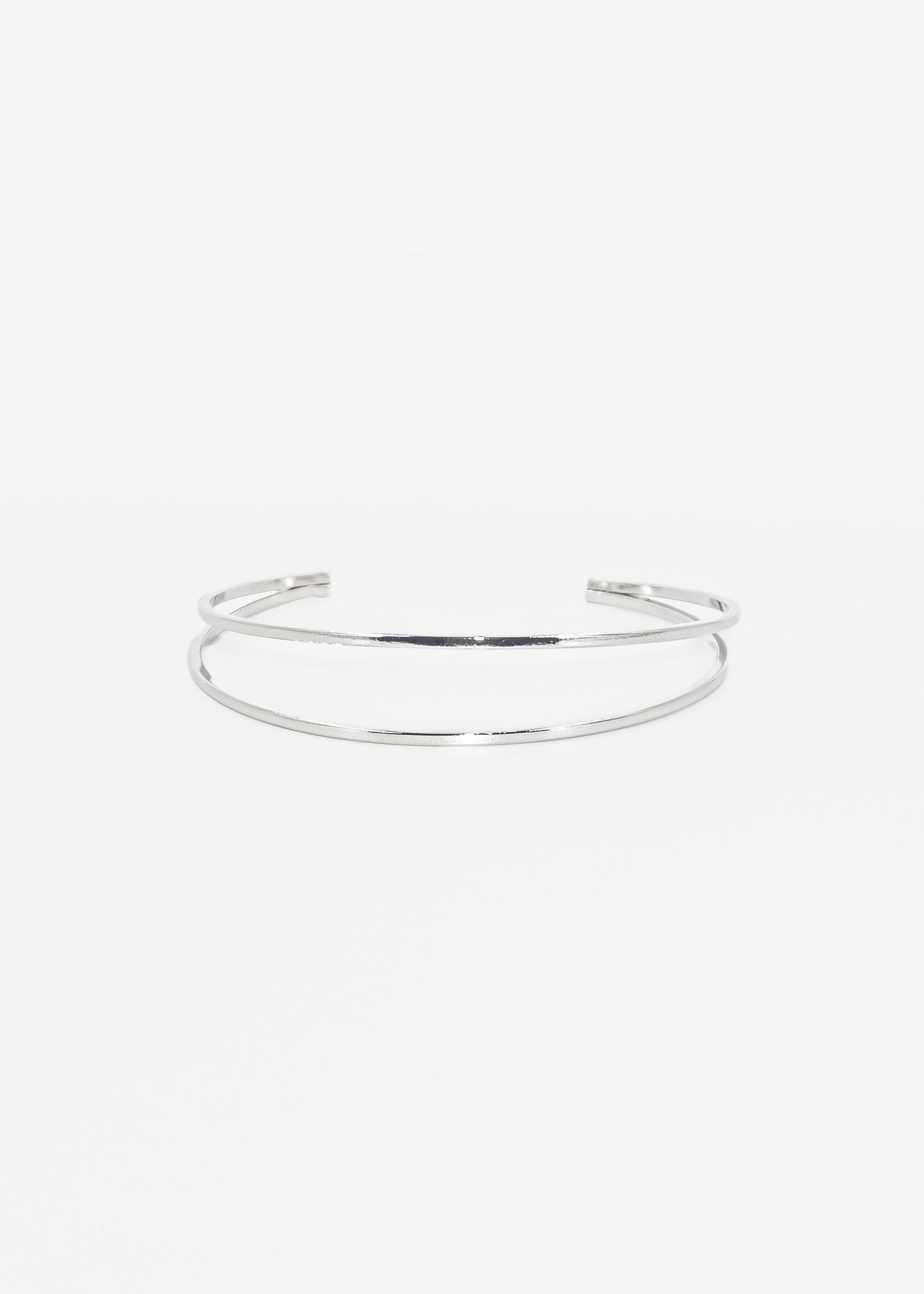 Brazalete ajustable doble línea abierto - brazo y muñeca