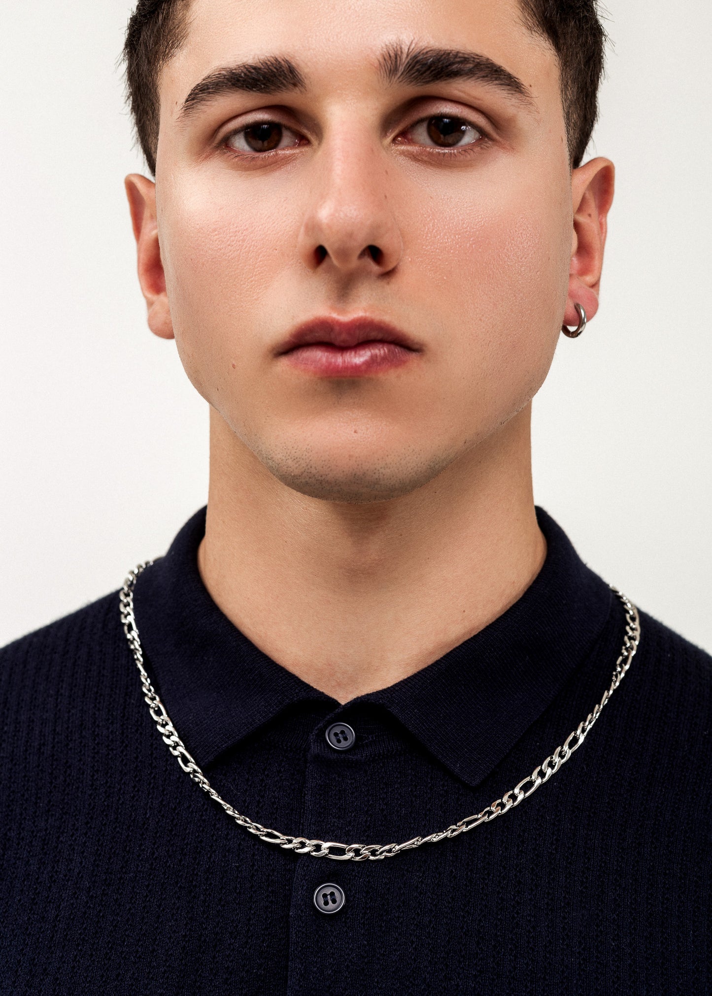 Cadena eslabones 3 y 1 acero quirúrgico