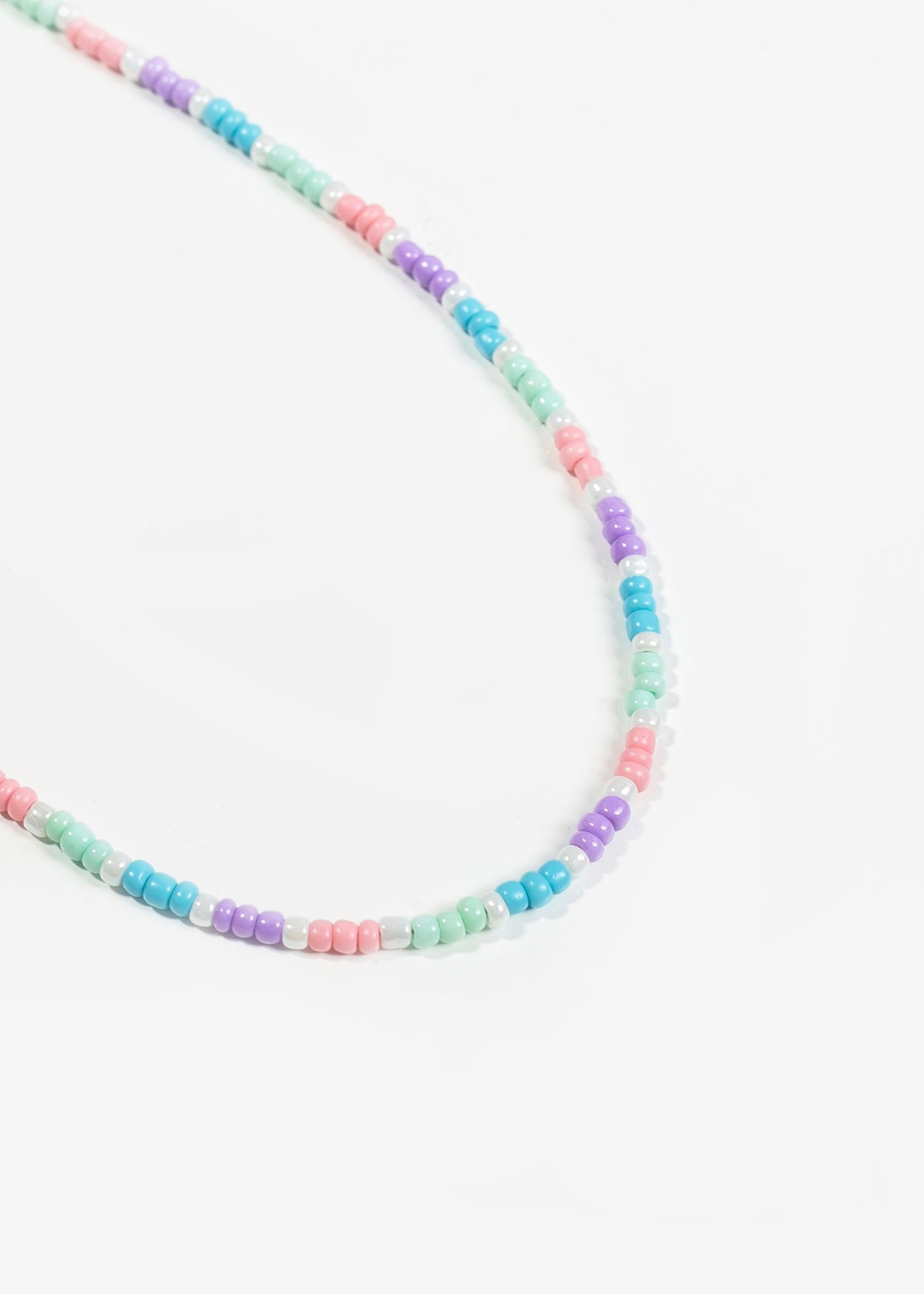 Collar gargantilla mostacillas multicolor