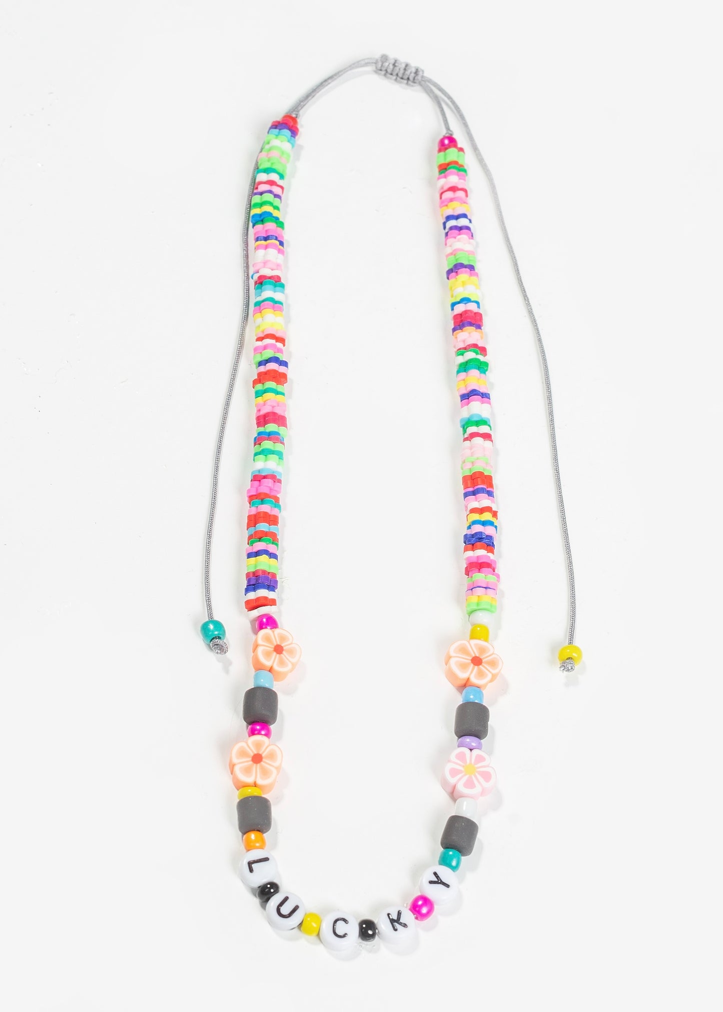 Collar Lucky - mostacillas
