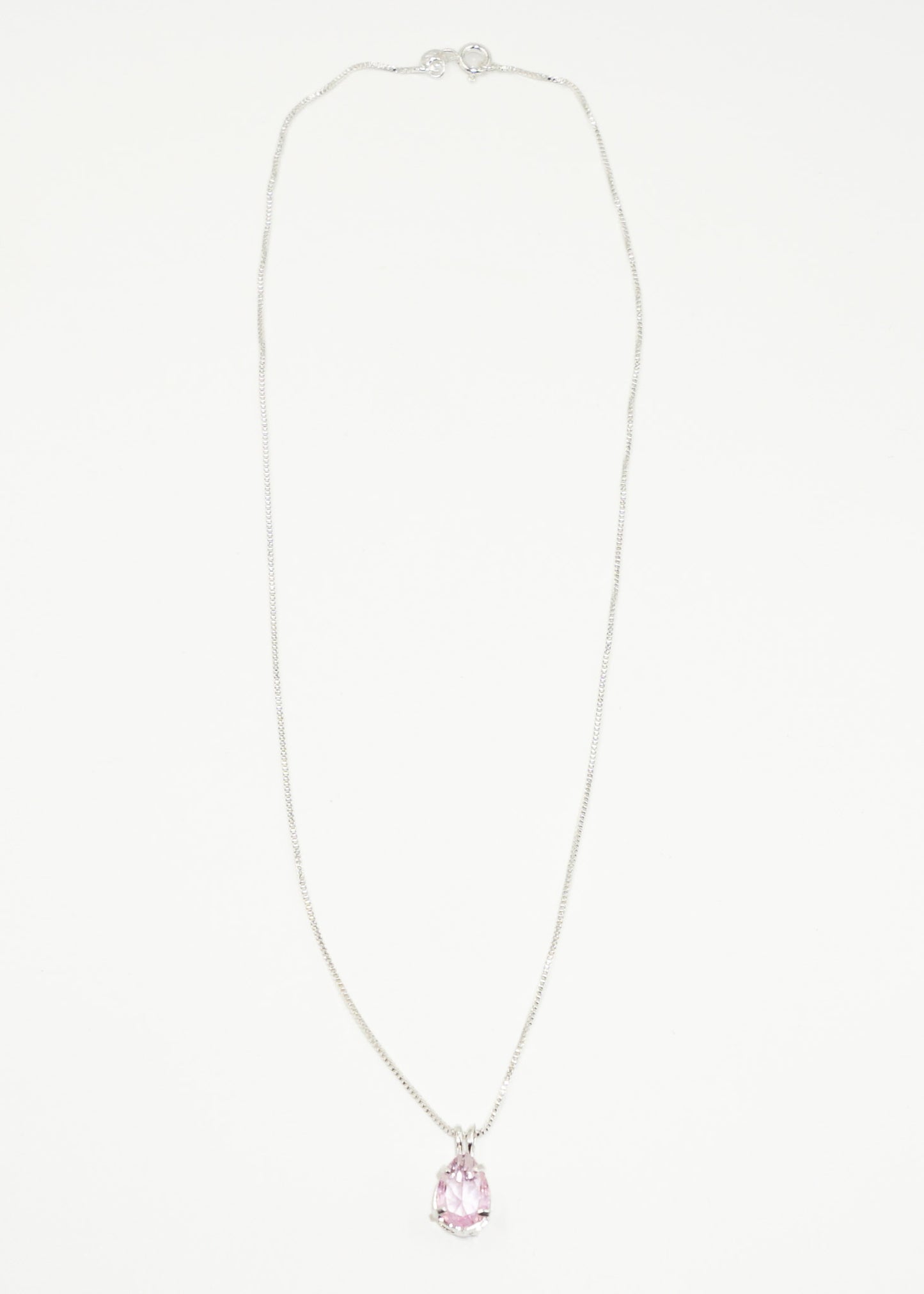 Collar cadena con dije gota zirconia