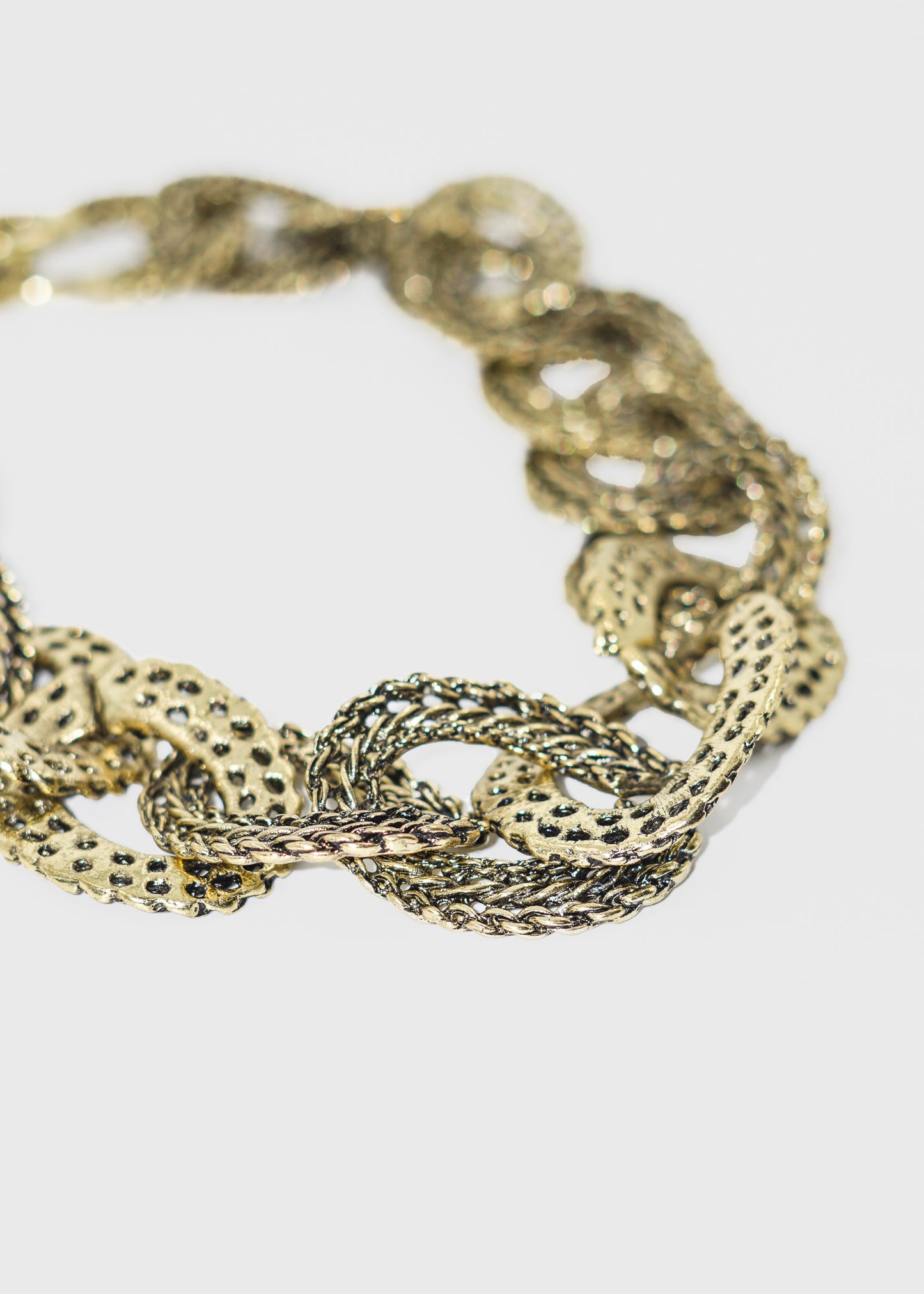 Collar gargantilla eslabones vintage