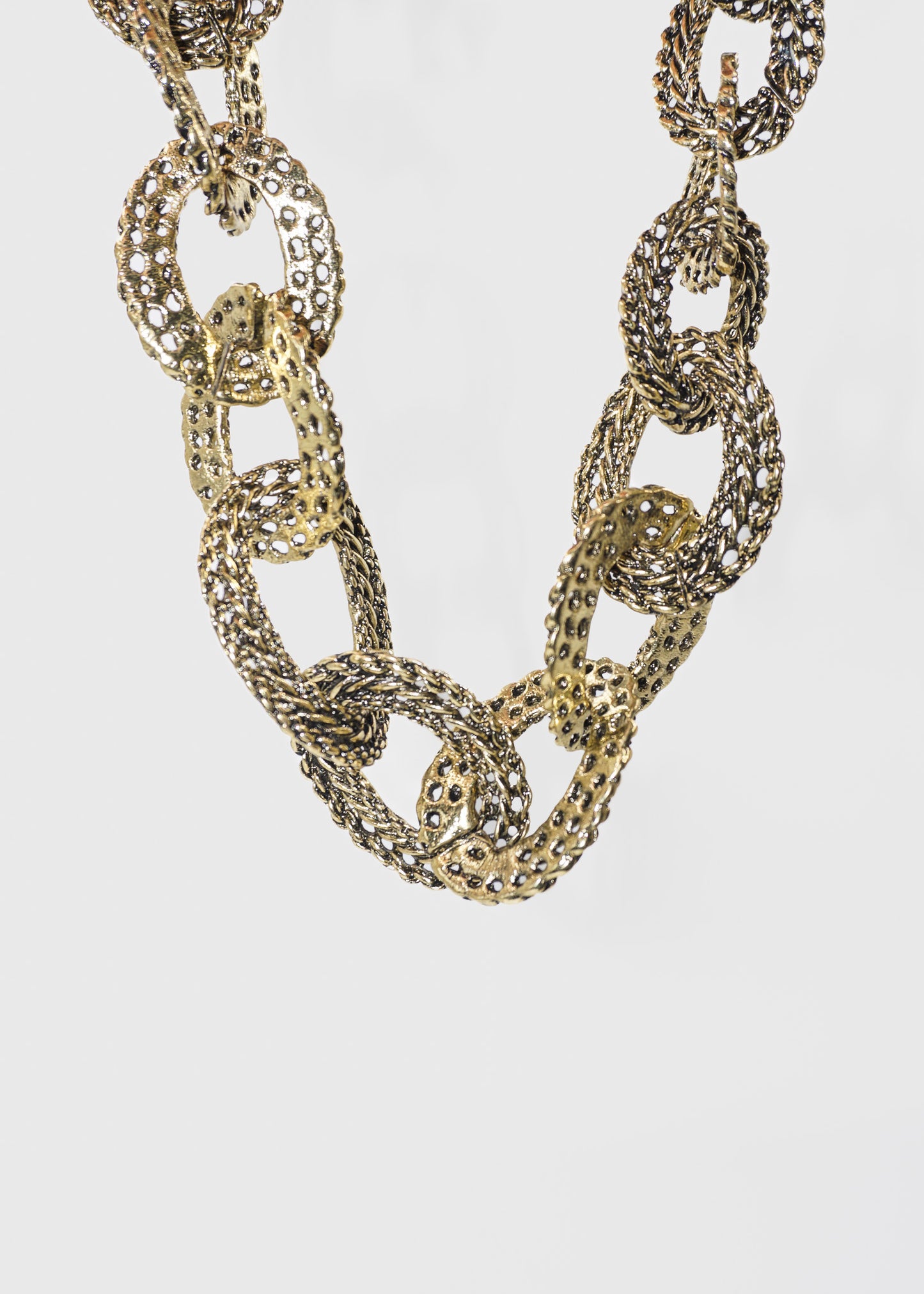 Collar gargantilla eslabones vintage