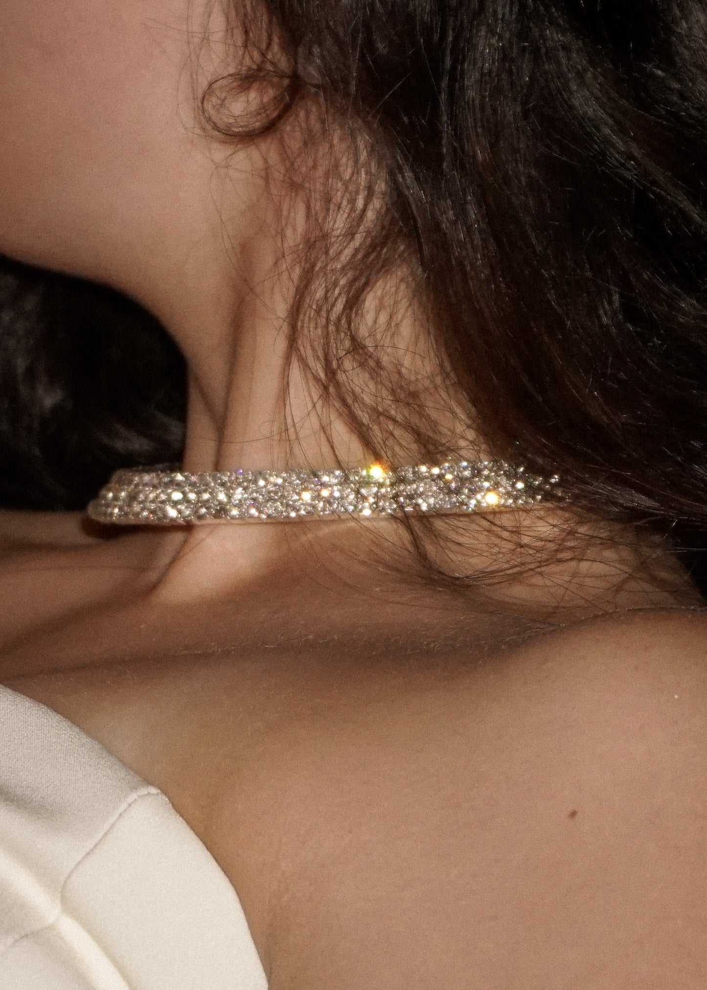 Gargantilla sin fin strass