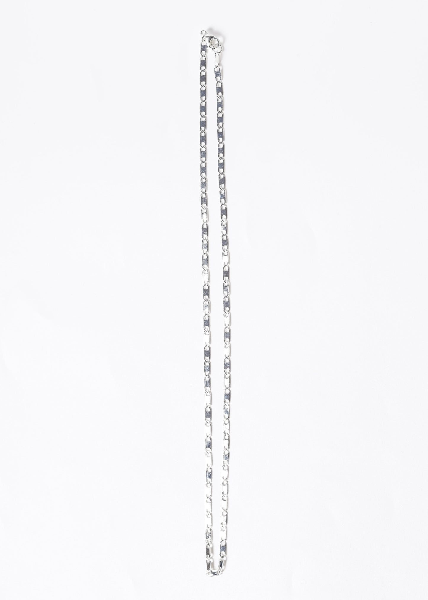 Cadena collar chapitas acero quirúrgico