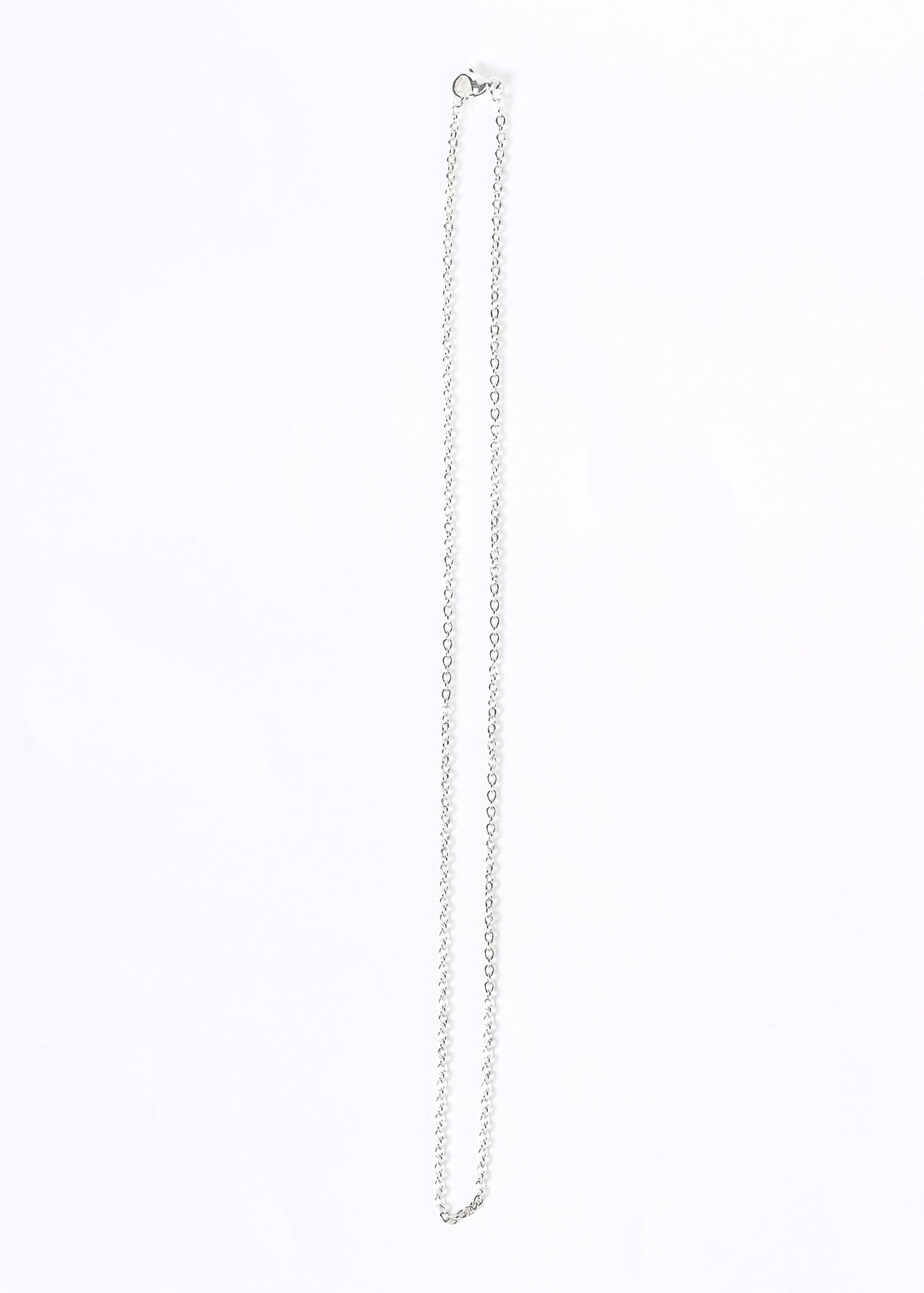 Cadena 45cm forcet finita acero quirúrgico blanco