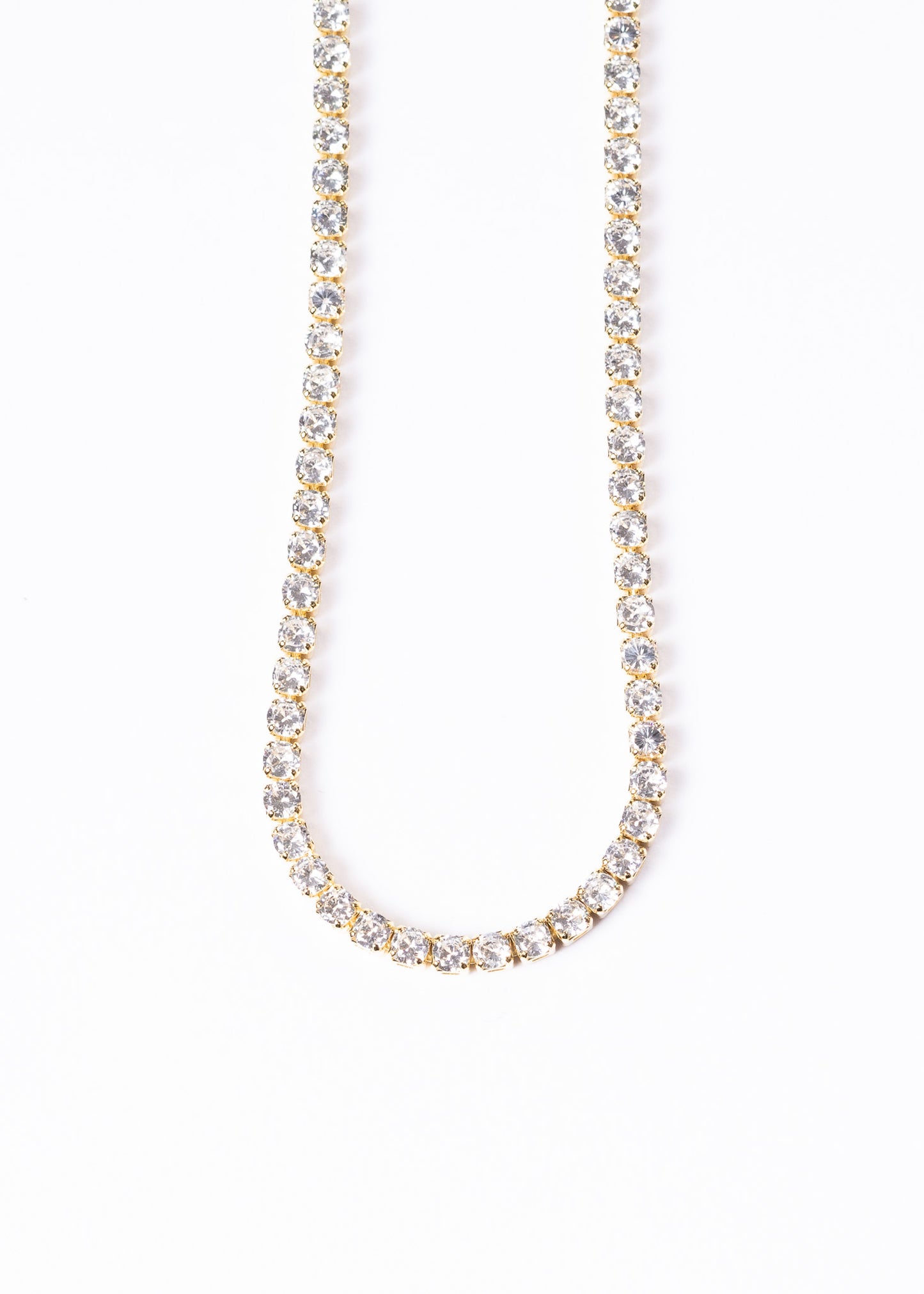 Collar gargantilla zirconias sin fin - Gala enchapado en oro