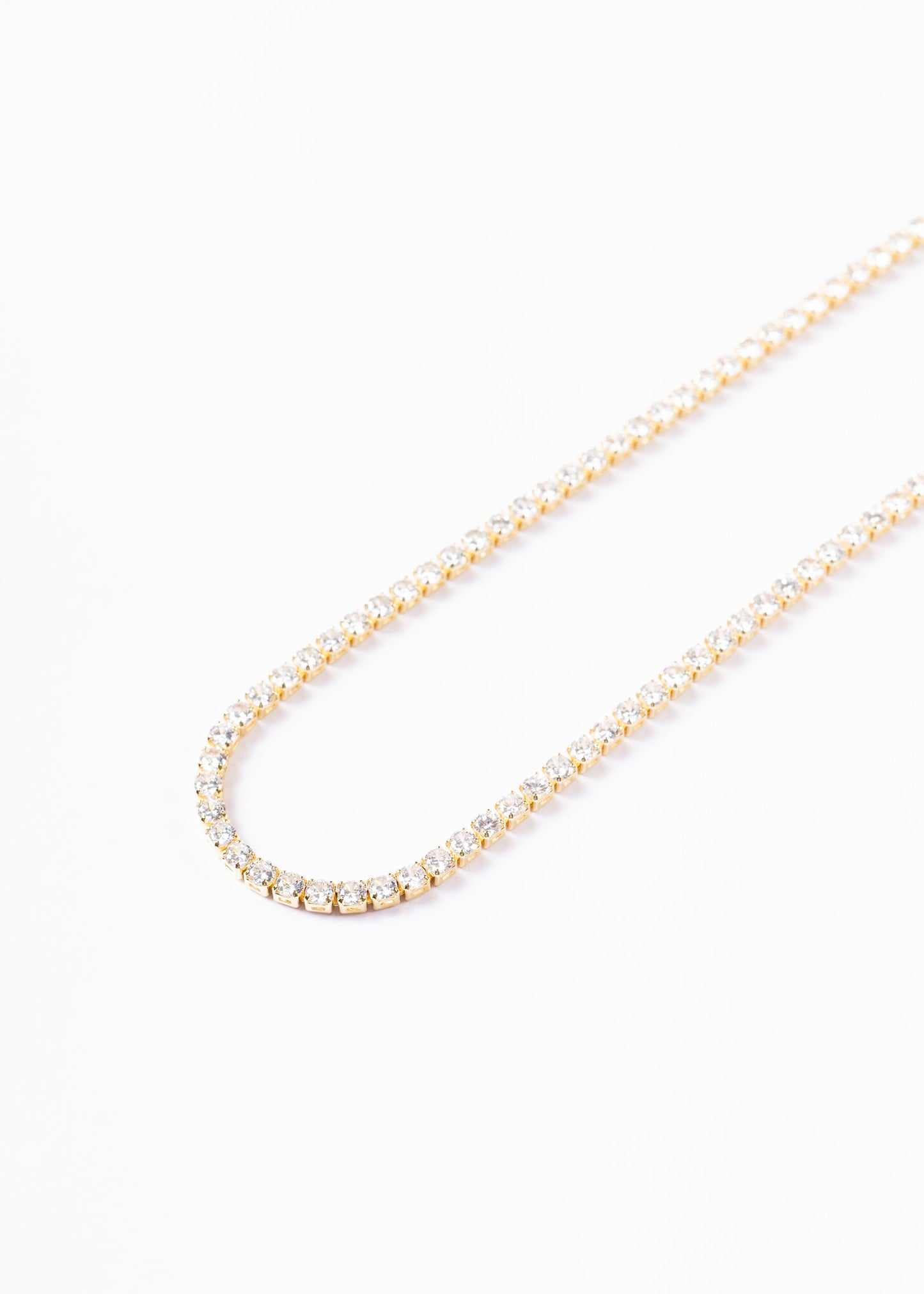Collar gargantilla zirconias sin fin - Gala enchapado en oro