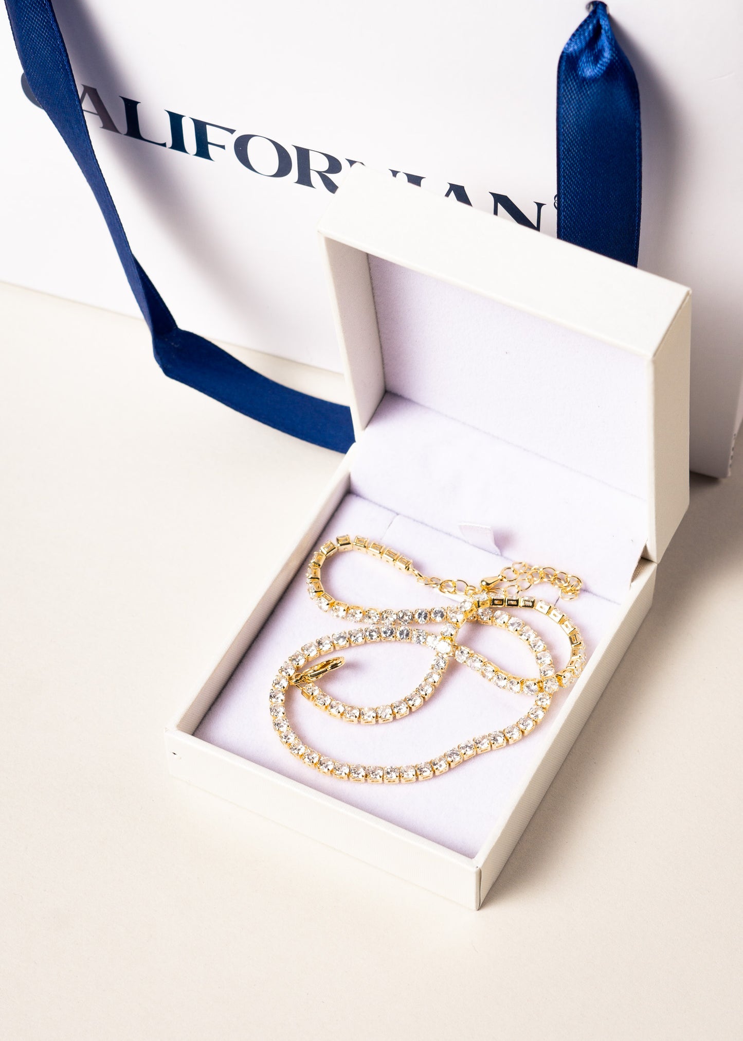Collar gargantilla zirconias sin fin - Gala enchapado en oro