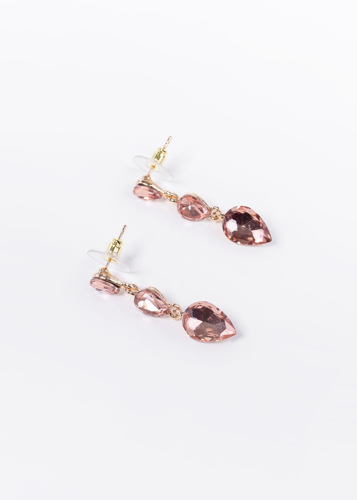 Caravanas Lágrimas largas con strass