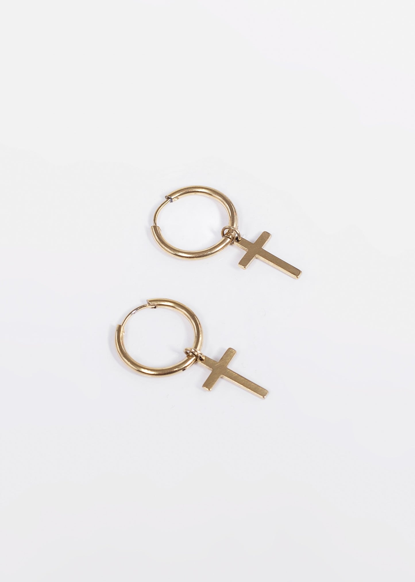 Aros básicos con cruz acero quirúrgico