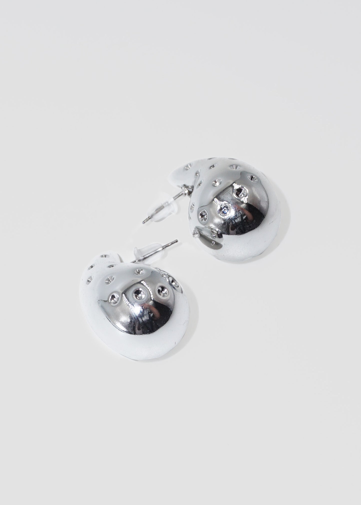 Caravanas gota con strass fiesta