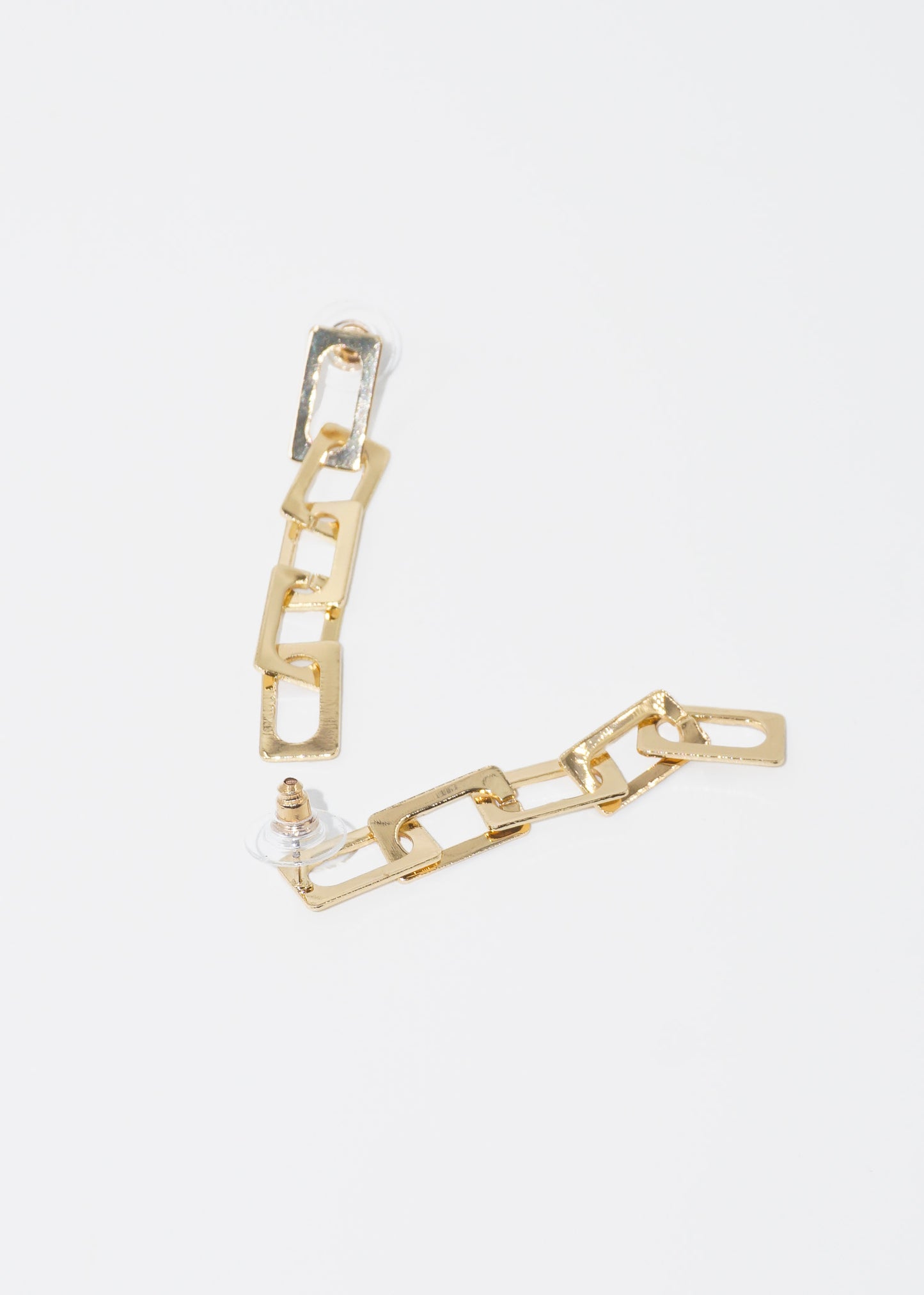 Caravanas eslabones rectangulares