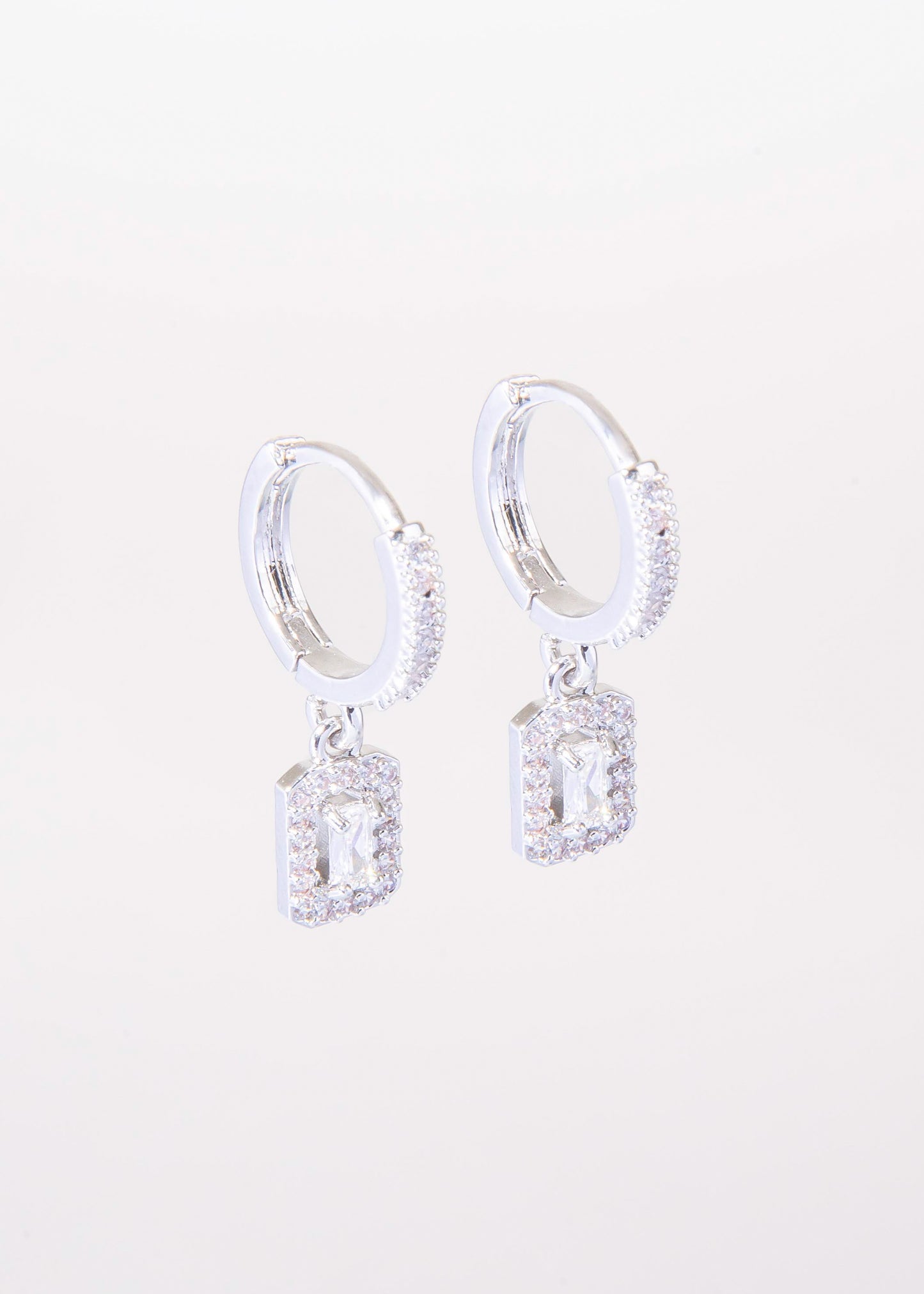 Caravanas aros lady di zirconia acero quirúrgico