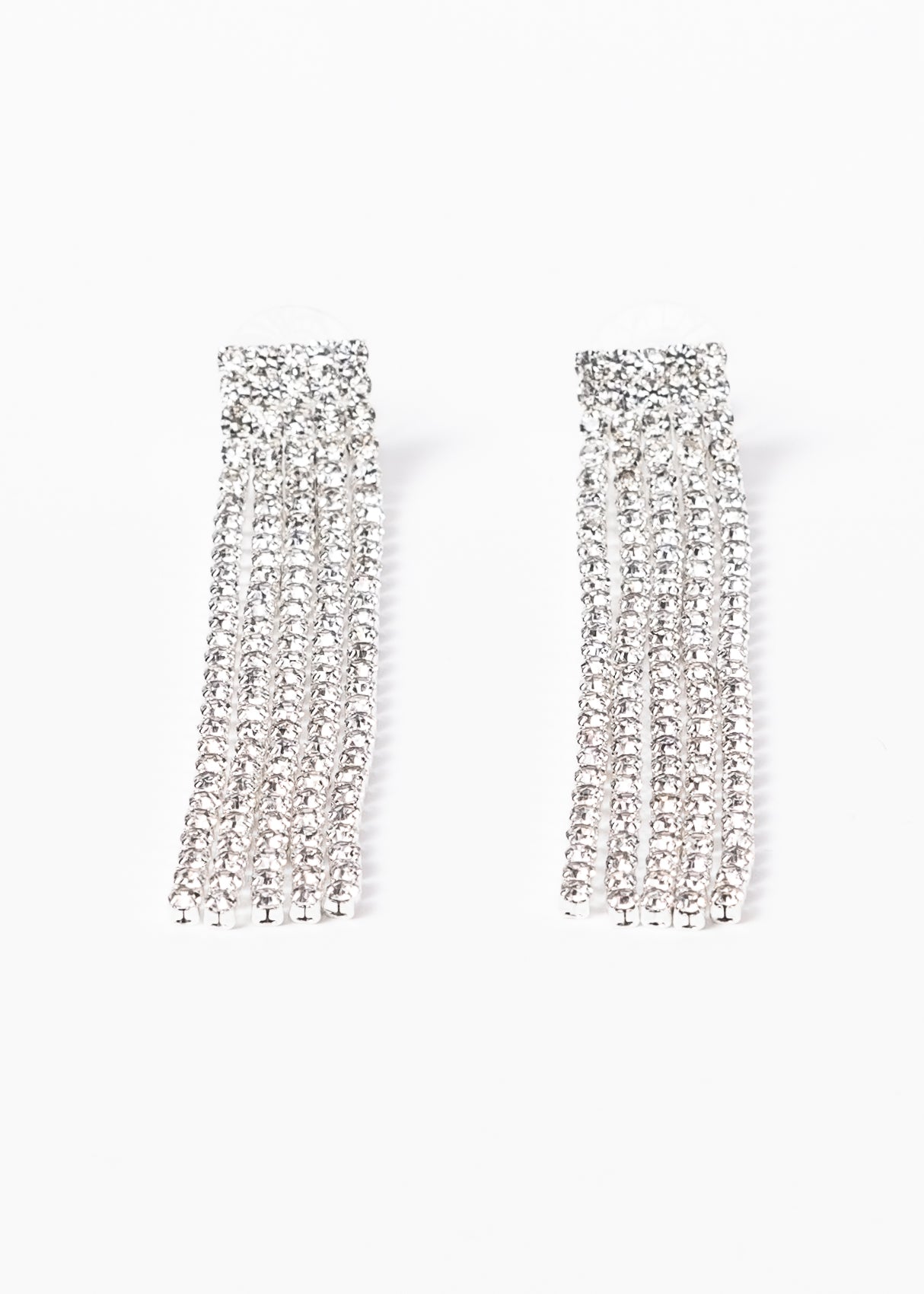 Caravanas colgantes brillo strass aleación - gala