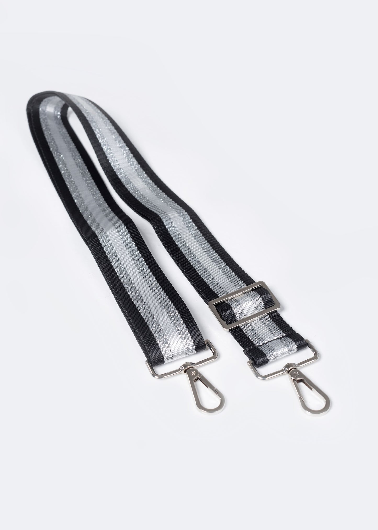 Correa para cartera black and grey