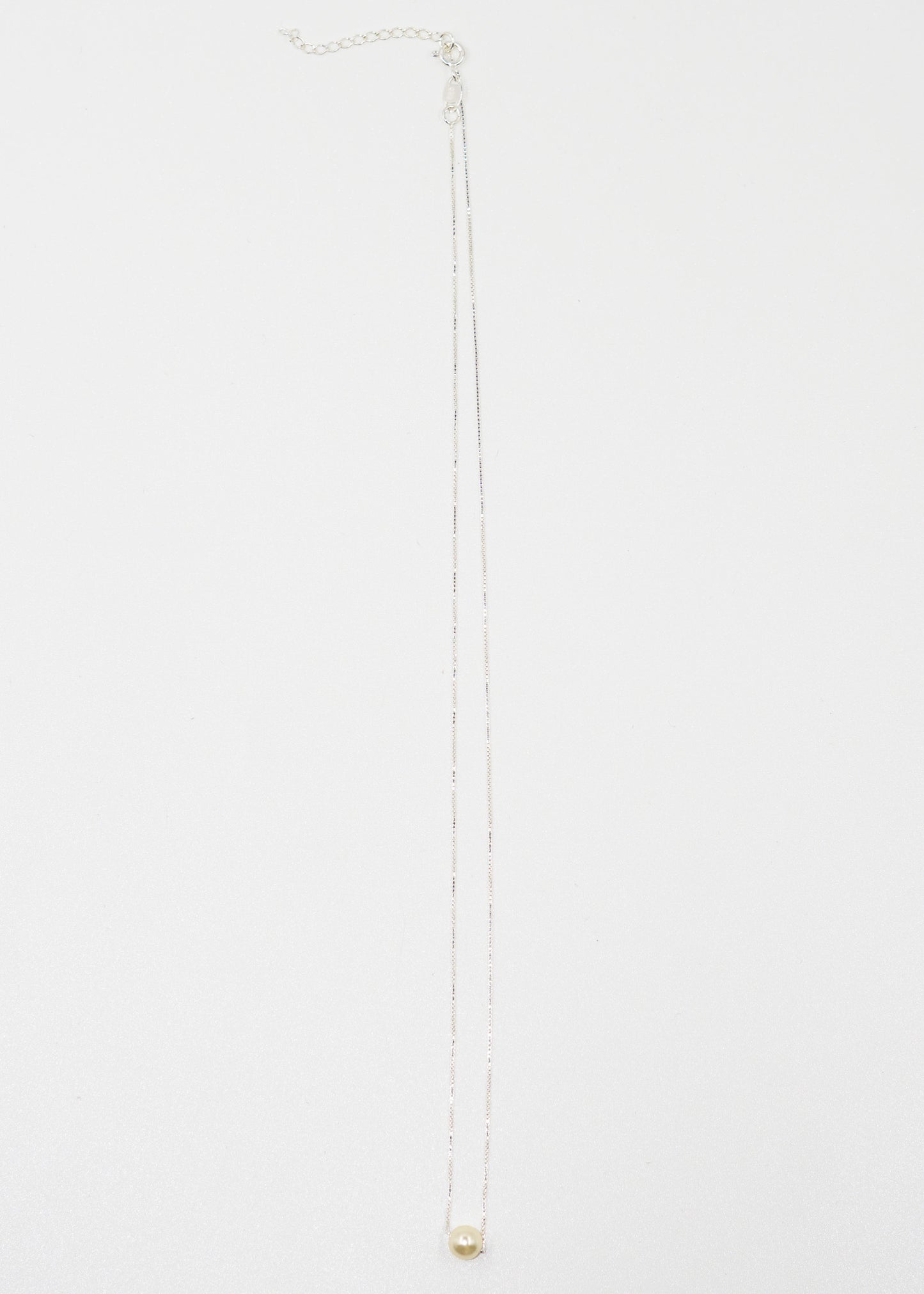 Collar gargantilla con perla española plata 925