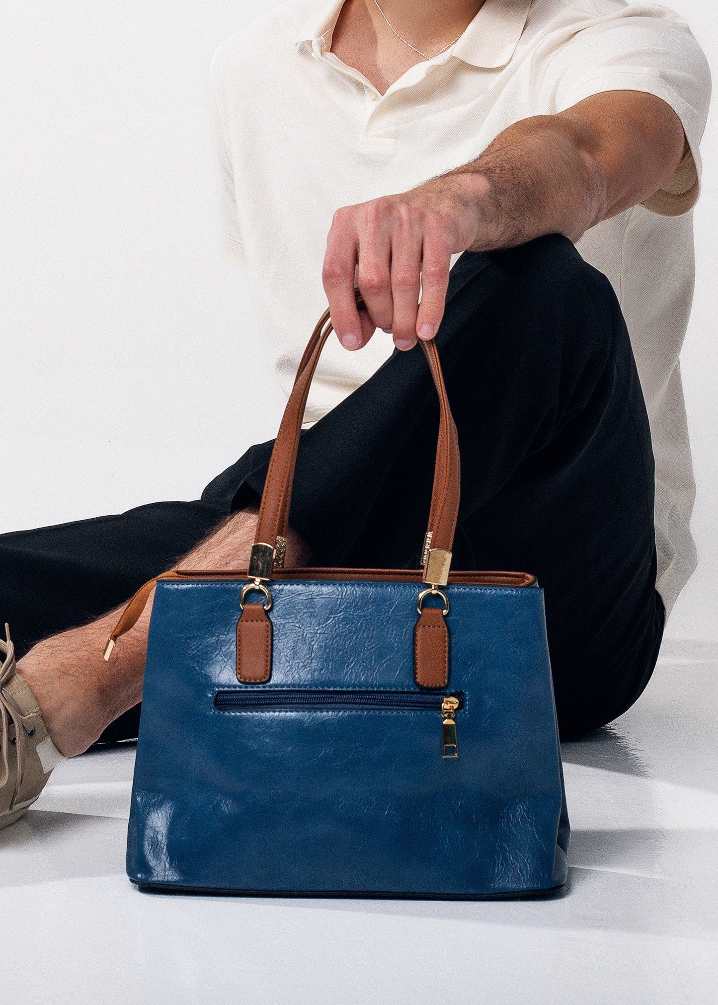 Cartera al hombro Danielle blue