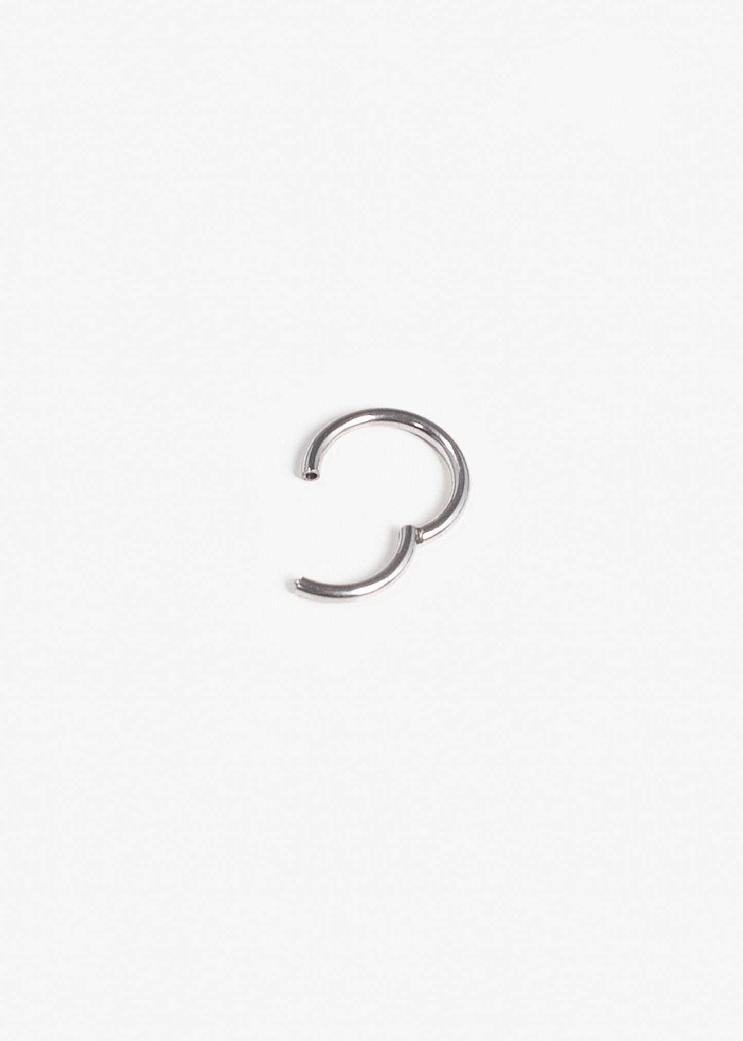 Piercing aro clicker titanio