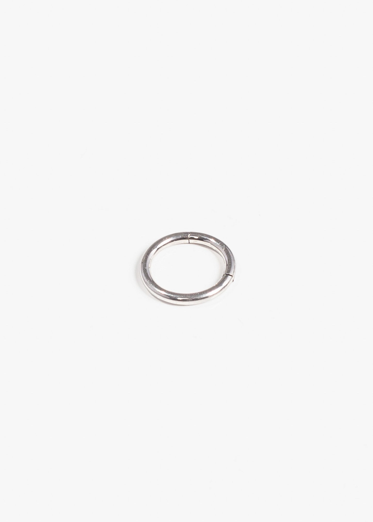 Piercing aro clicker titanio