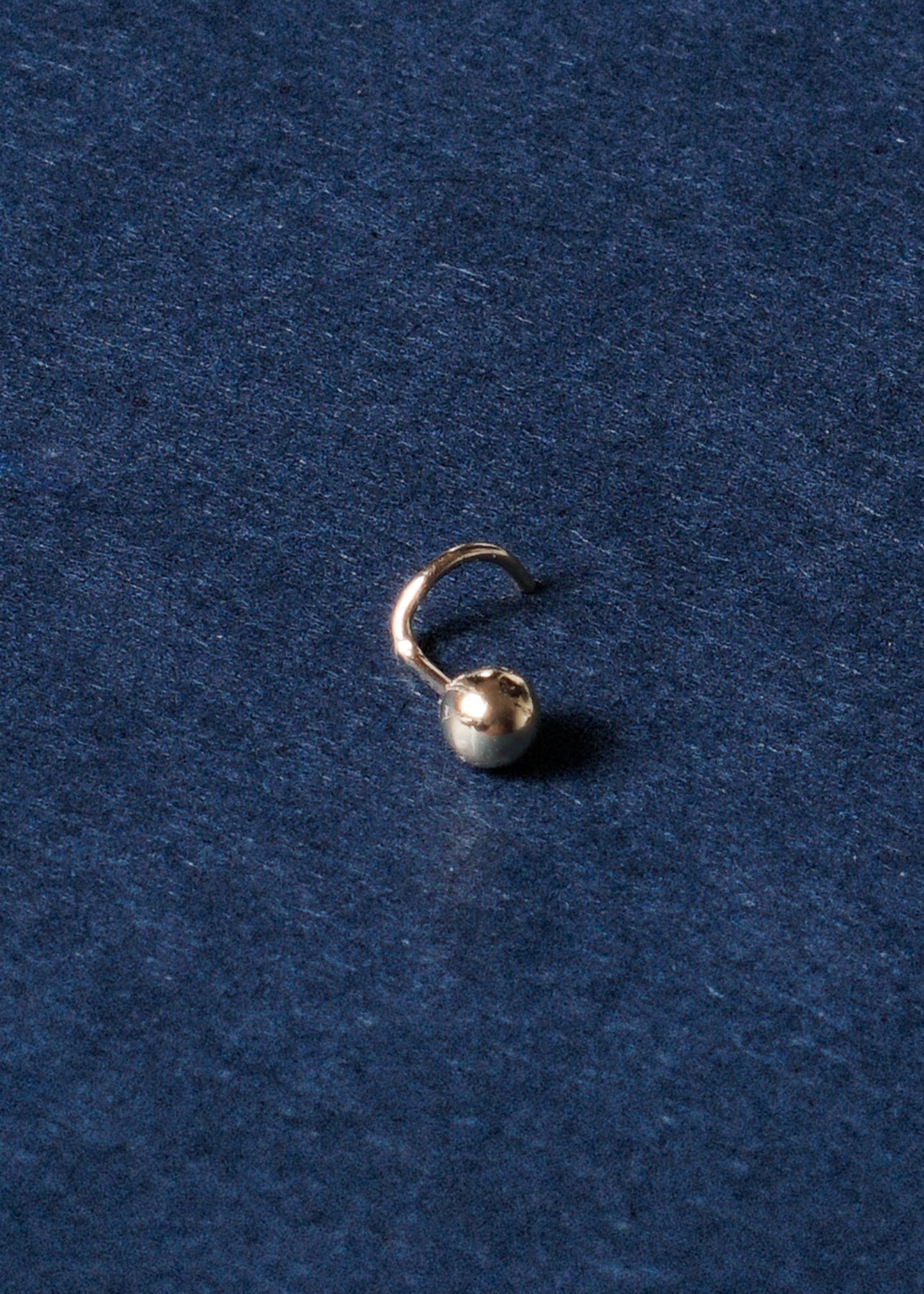 Piercing bolita 3mm nostril Oro 9k