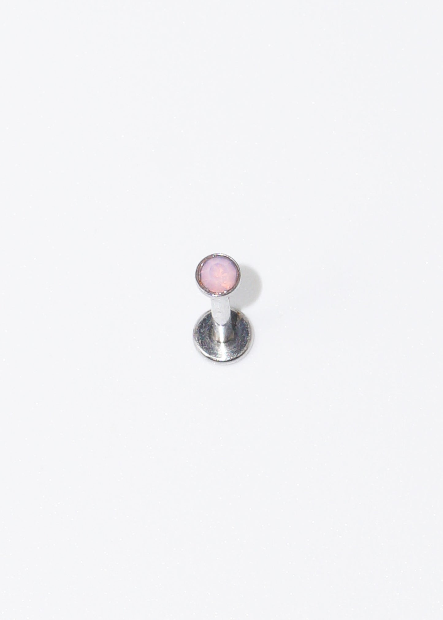 Piercing labret con ópalo acero quirúrgico