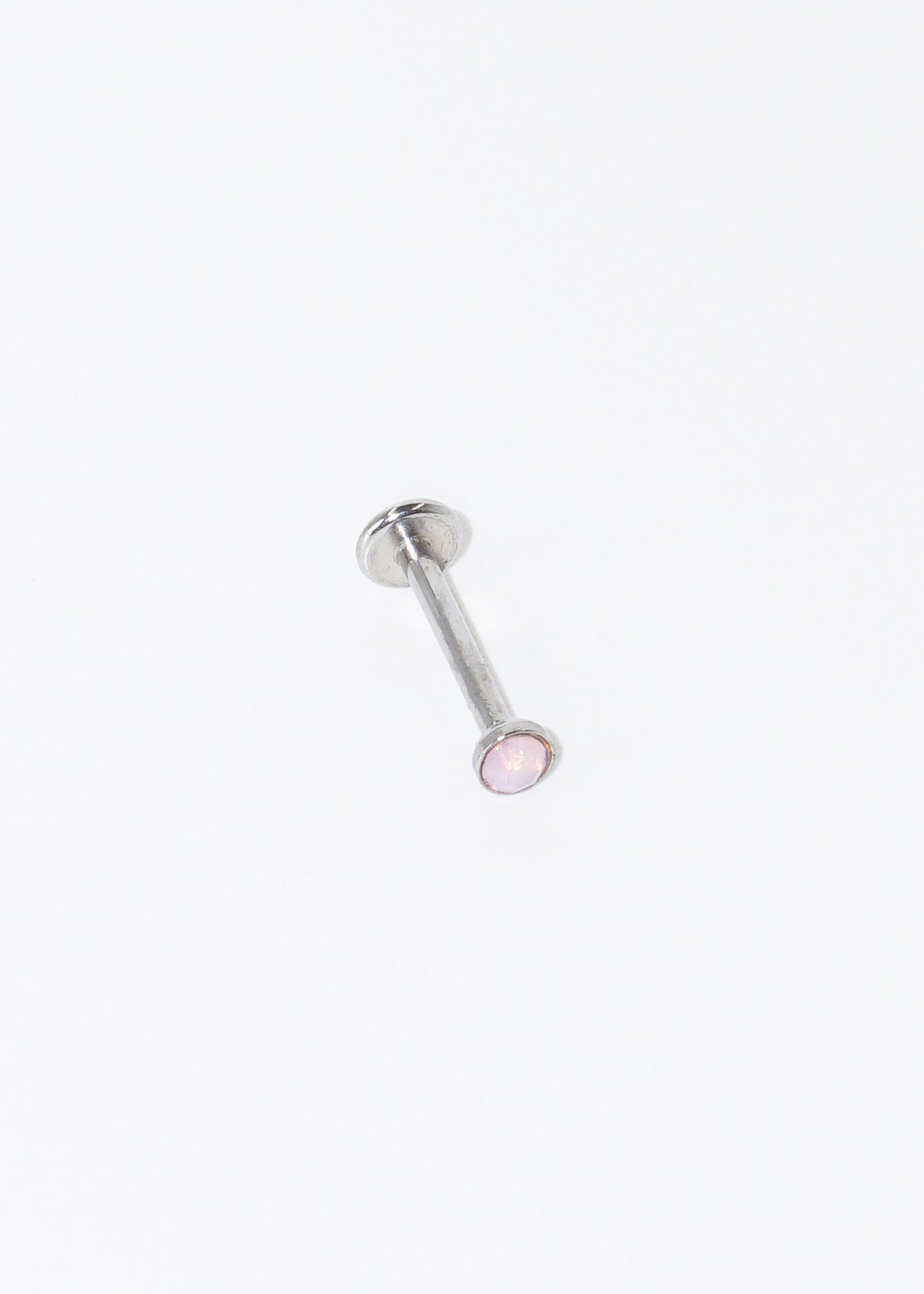 Piercing labret con ópalo acero quirúrgico