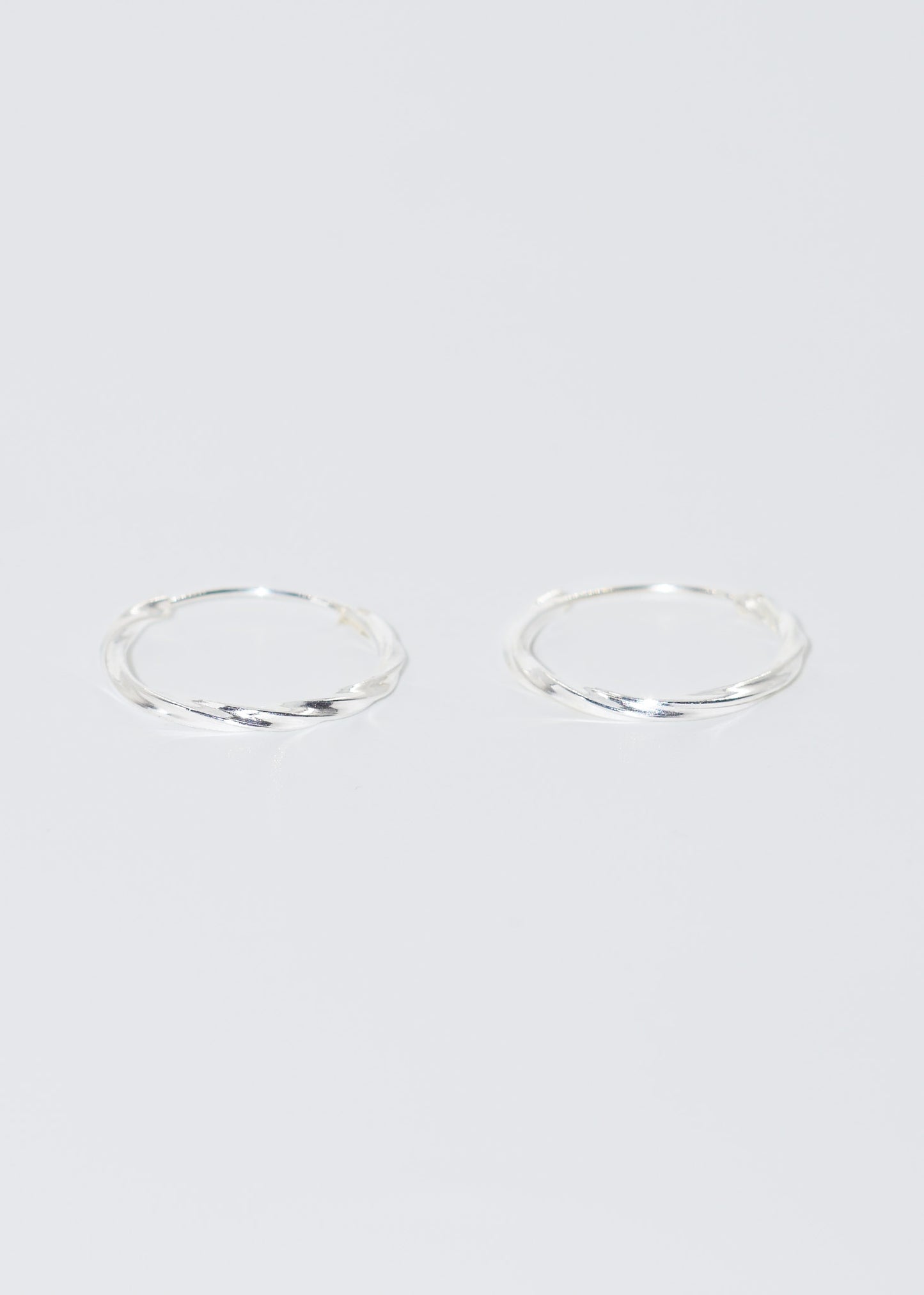 Caravanas aros torneados 20mm plata 925