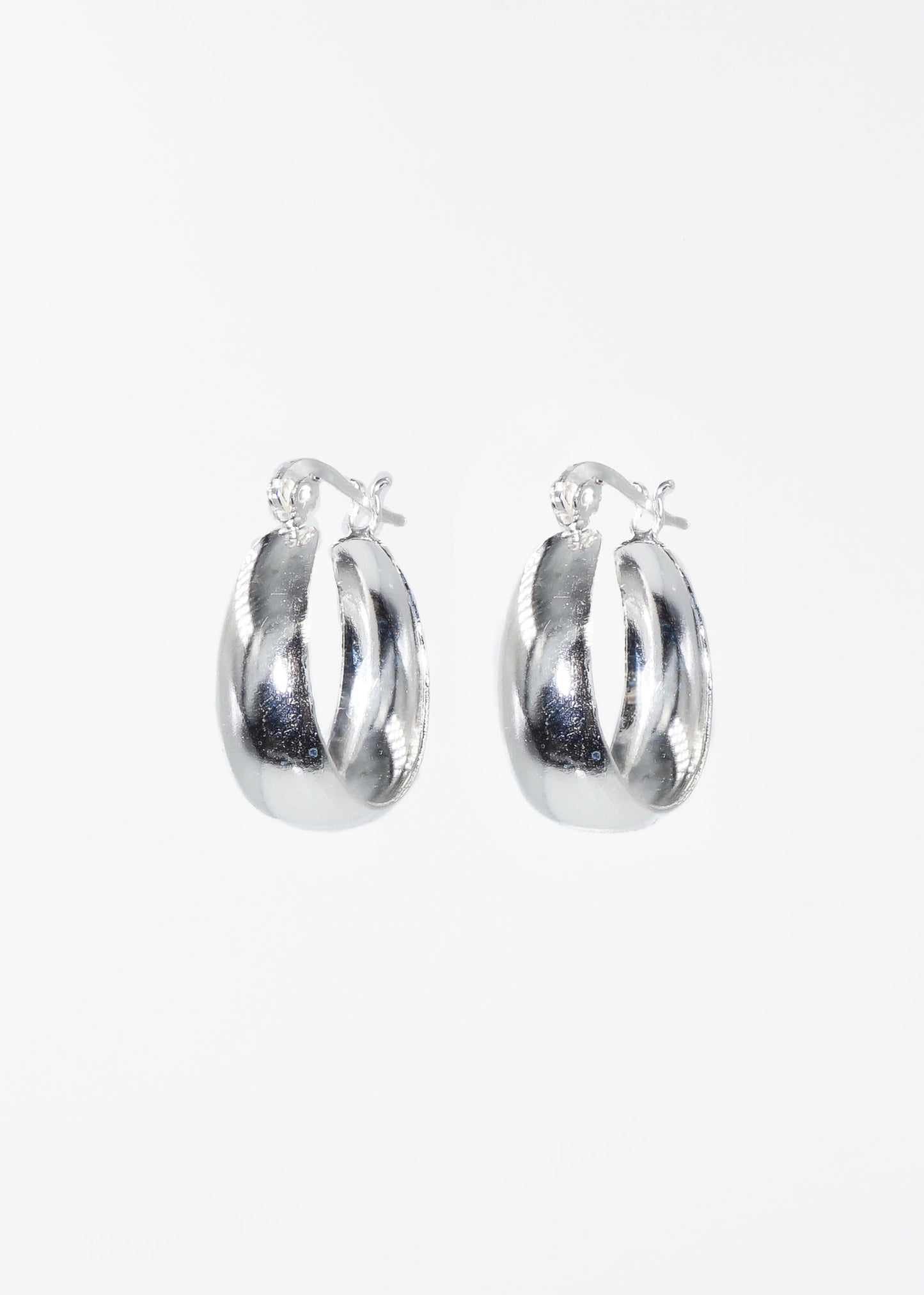 Caravanas aros Italia clip plata 925