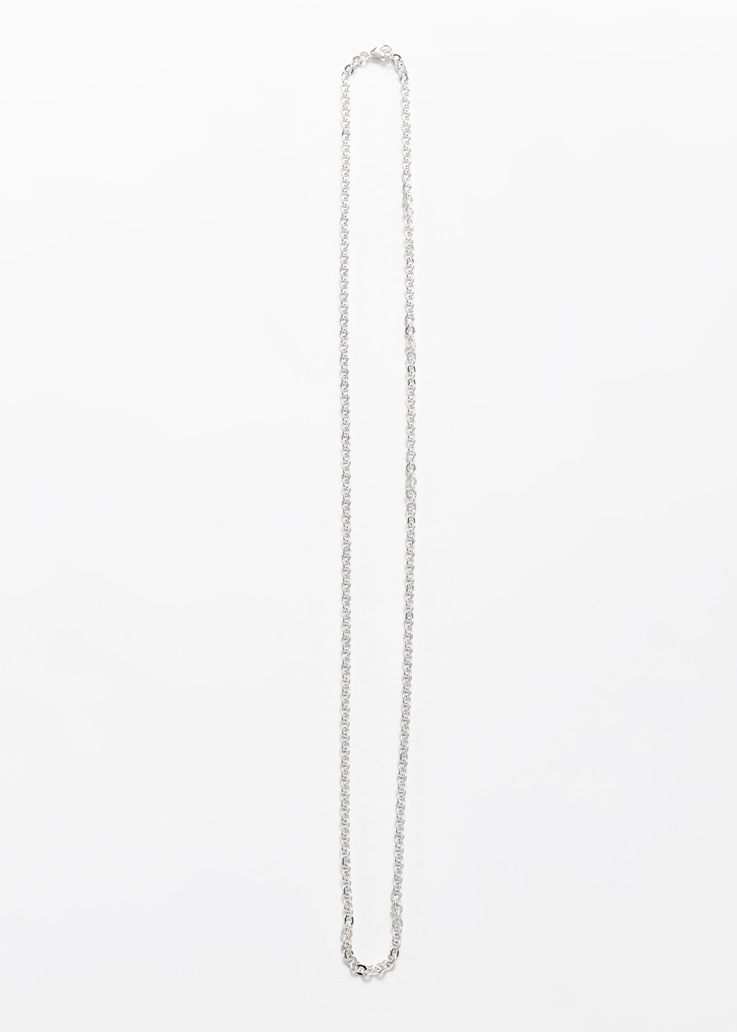 Cadena forcet martillada 60cm plata 925