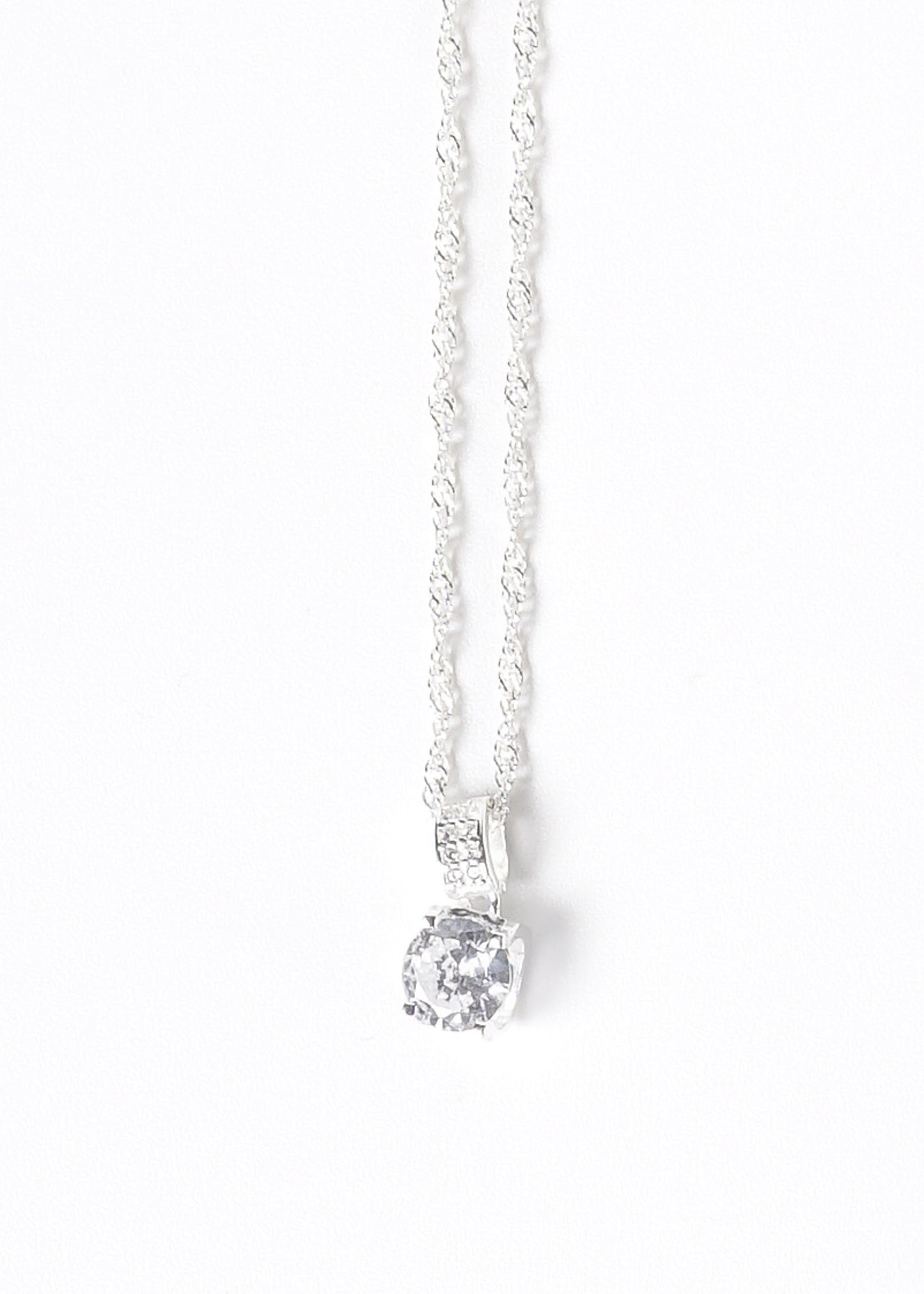 Cadena collar di Majesté zirconias blancas plata 925