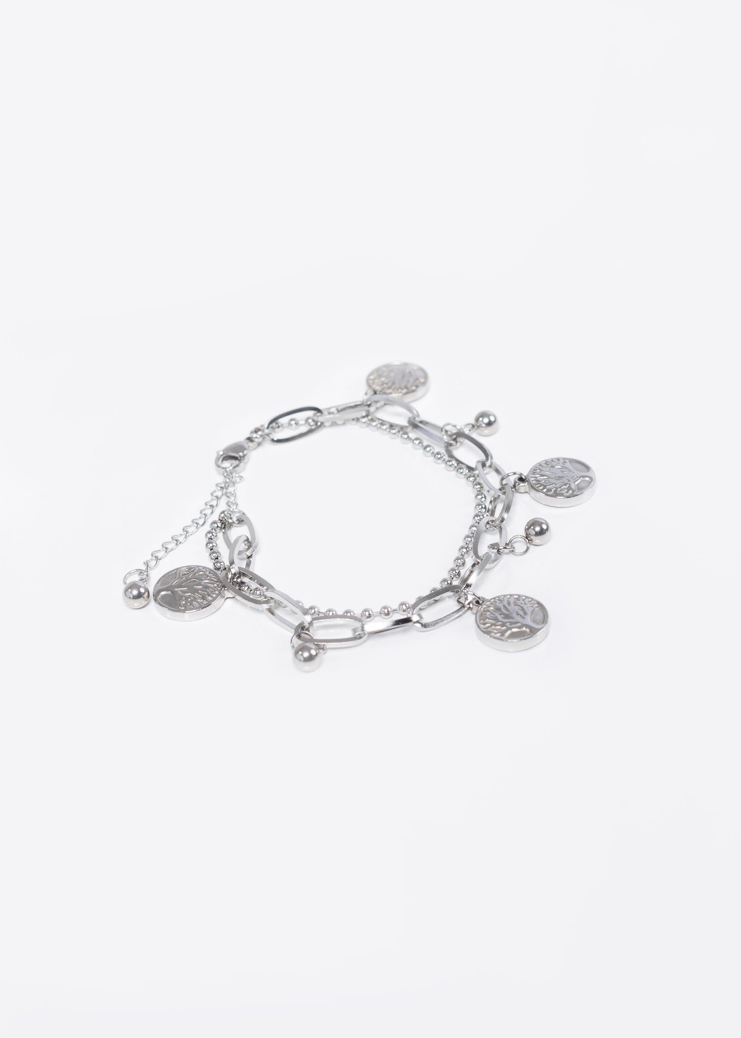 Pulsera dije árbol de la vida acero quirúrgico