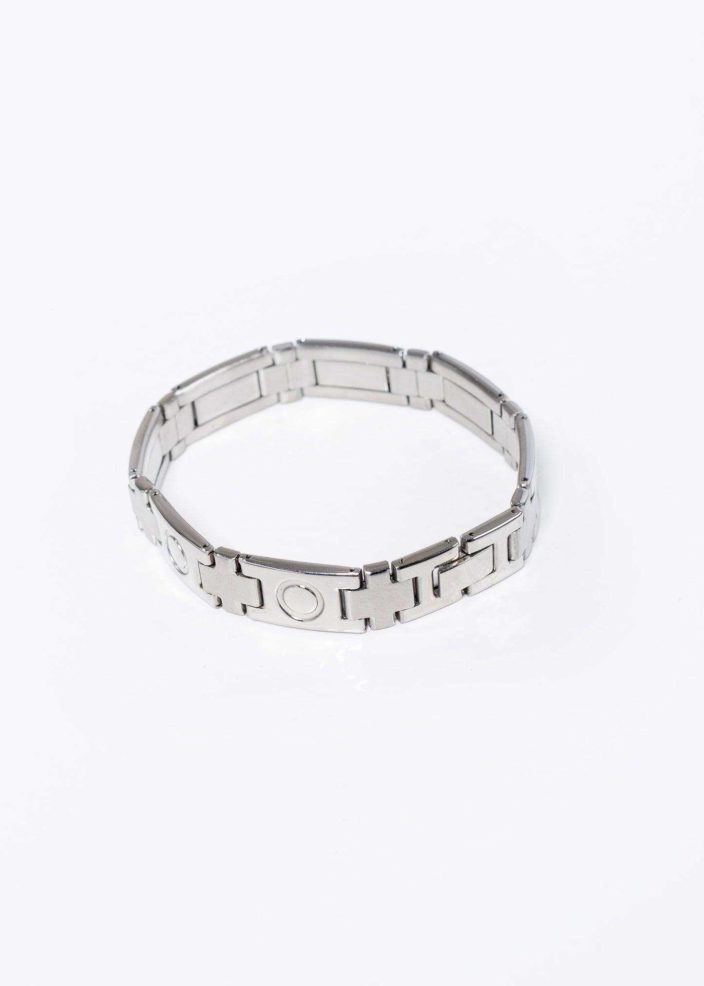 Pulsera malla círculo acero quirúrgico