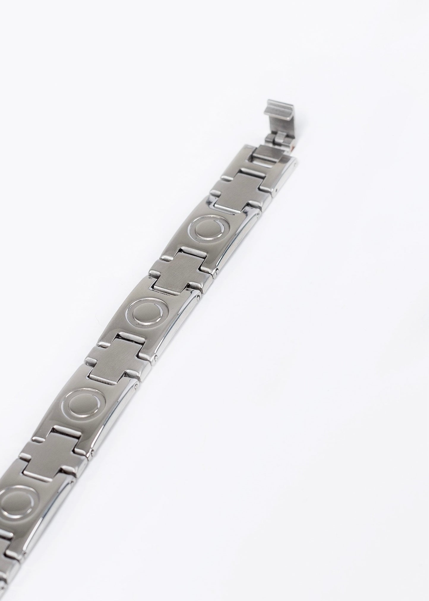 Pulsera malla círculo acero quirúrgico