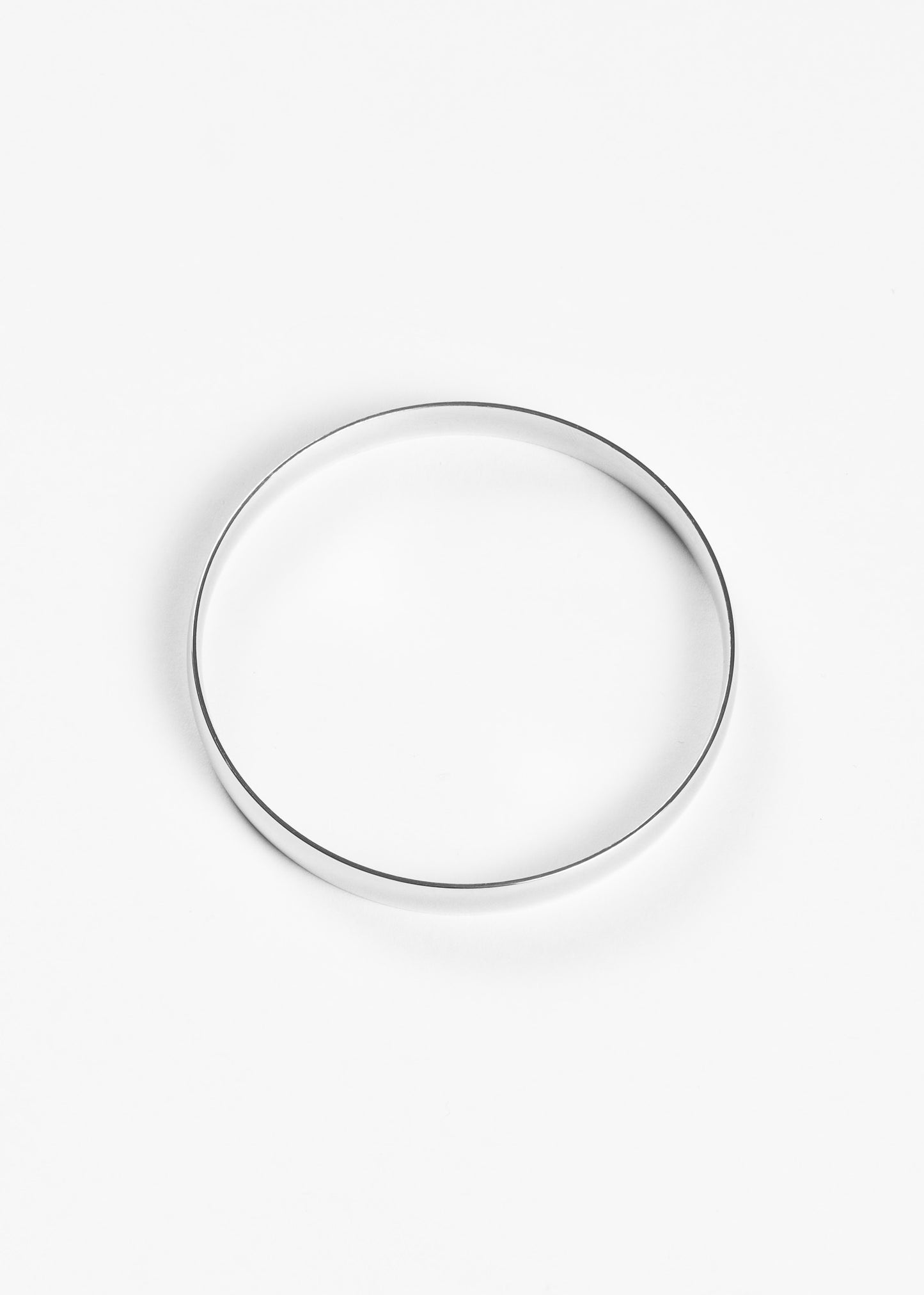 Pulsera esclava ancha bombé 8mm acero quirúrgico - Plateado