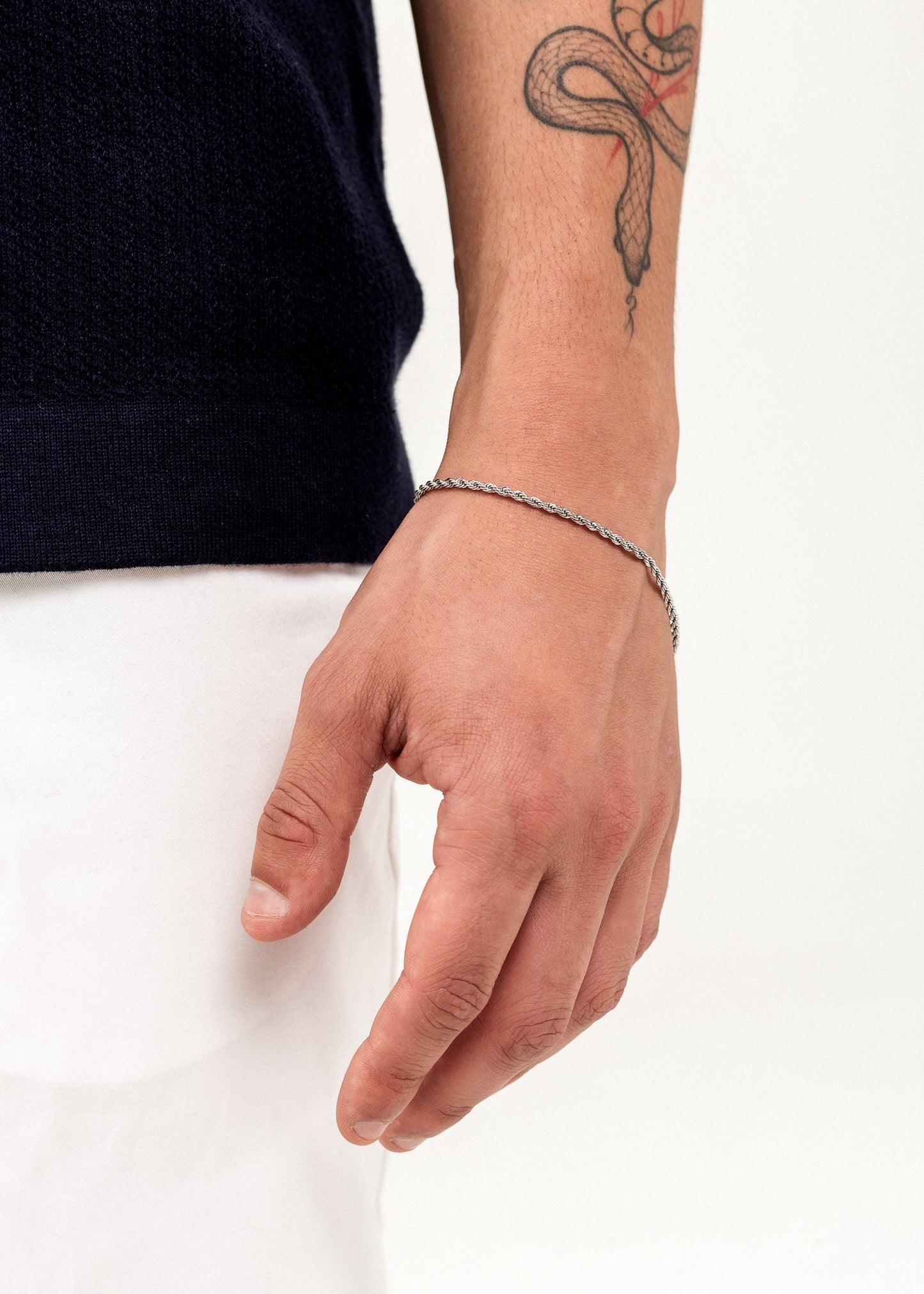 Pulsera tourbillón fina acero quirúrgico