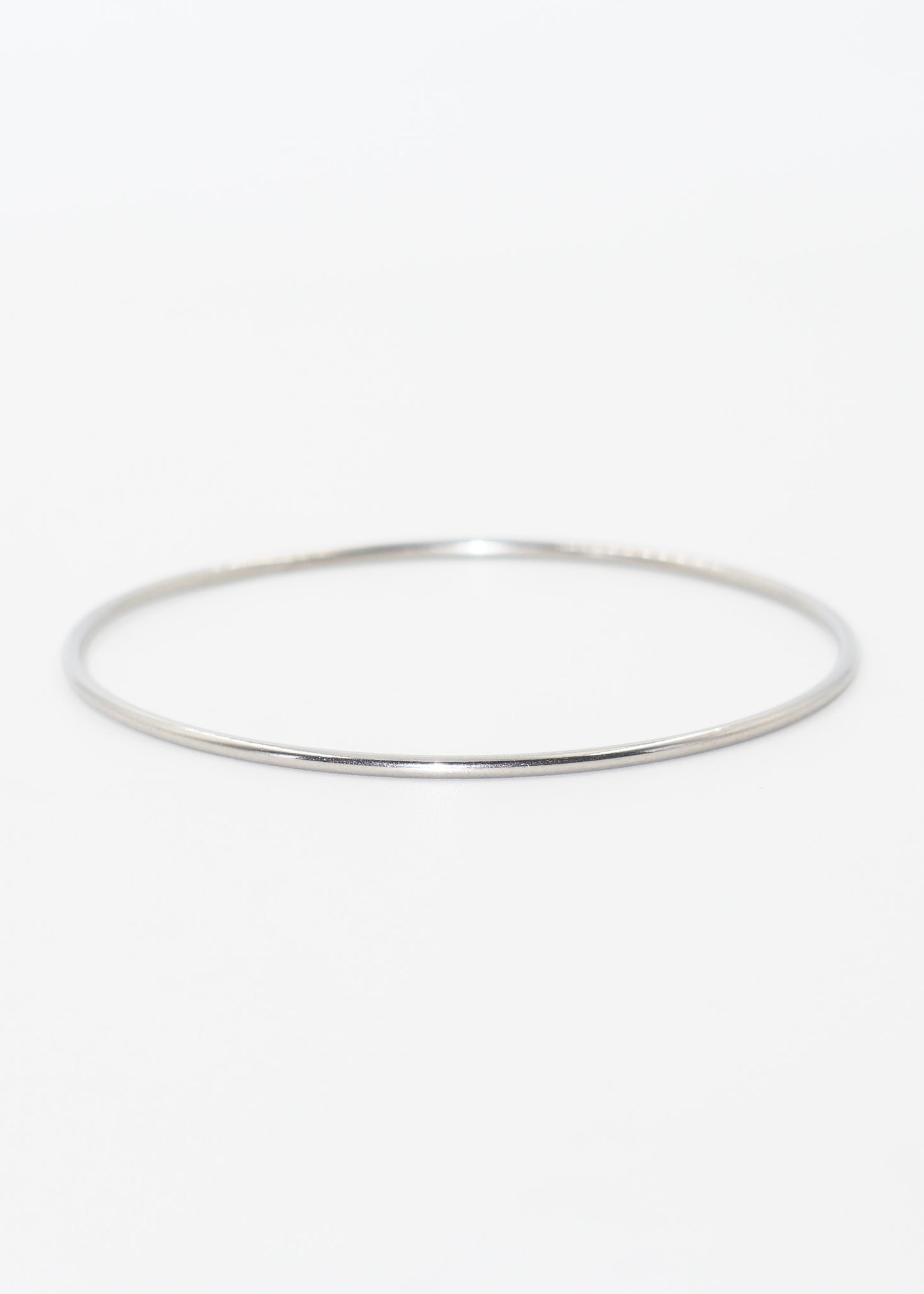 Pulsera esclava caña redonda fina acero quirúrgico