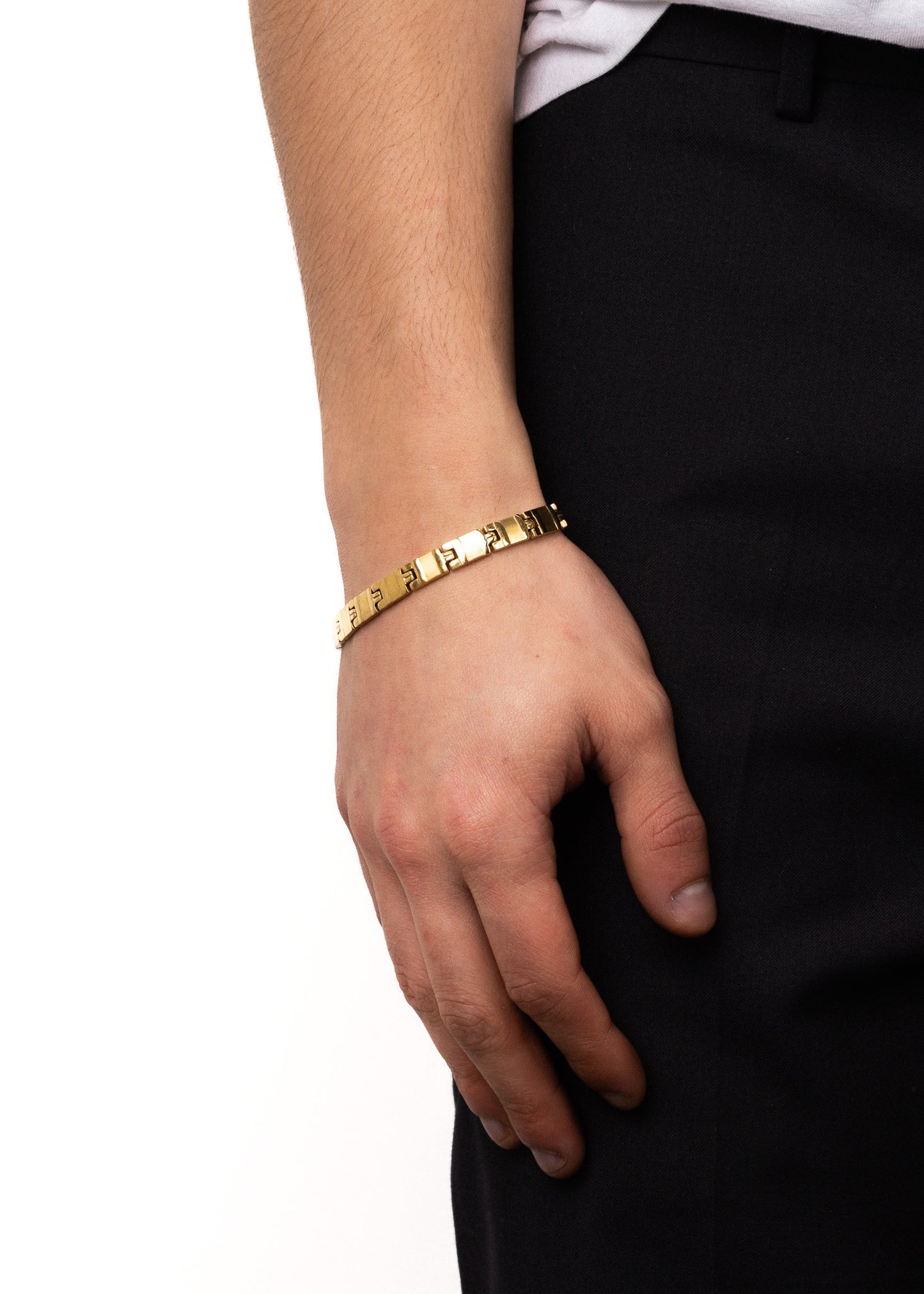 Pulsera brazalete goldmere acero quirúrgico