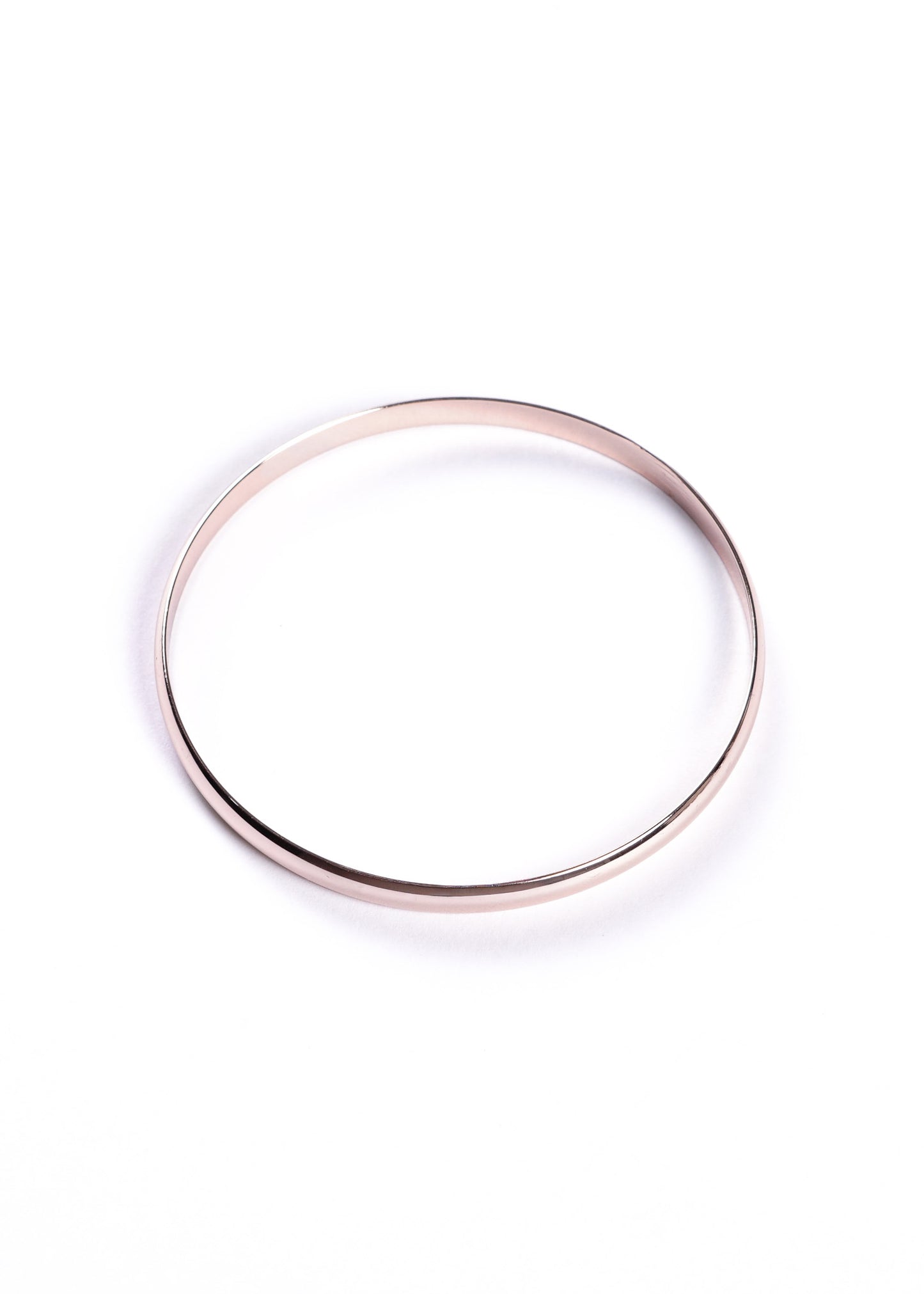 Pulsera esclava bombé 6mm acero quirúrgico rosa