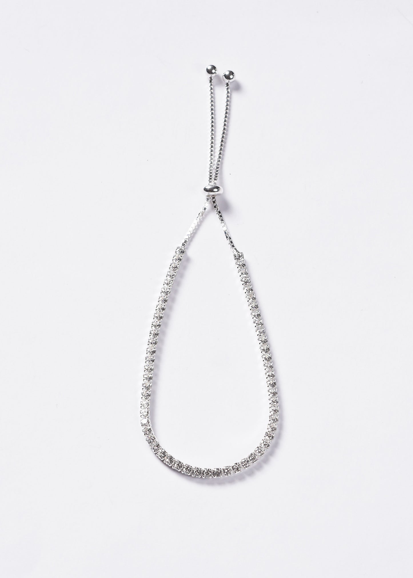 Pulsera Grand Tennis Slider zirconia blanca Plata 925