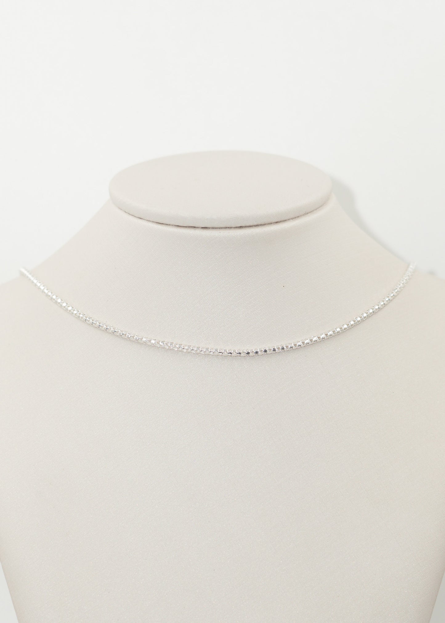 Cadena coreana intermedia 45cm plata 925