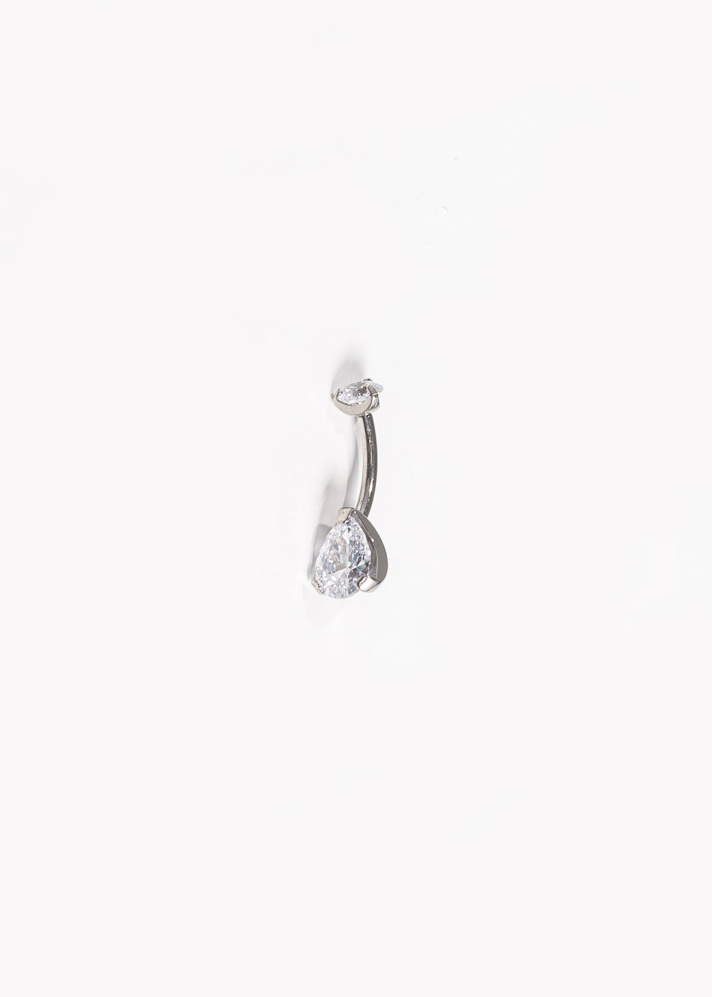 Piercing gota de cristal titanio & zirconia